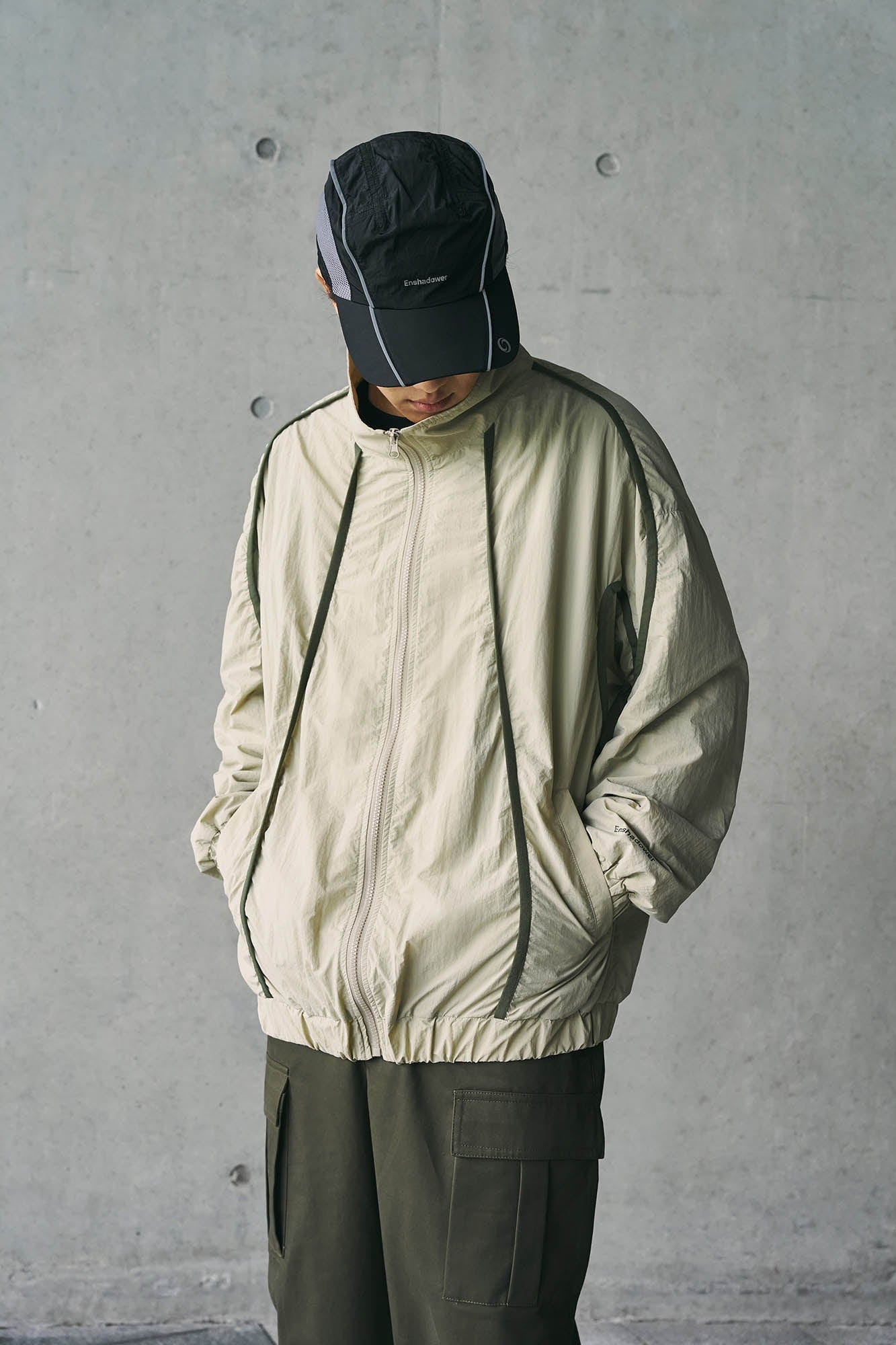 ENSHADOWER Spliced Lightweight Waterproof Jacket, premium urban and streetwear designers apparel on PROJECTISR.com, ENSHADOWER