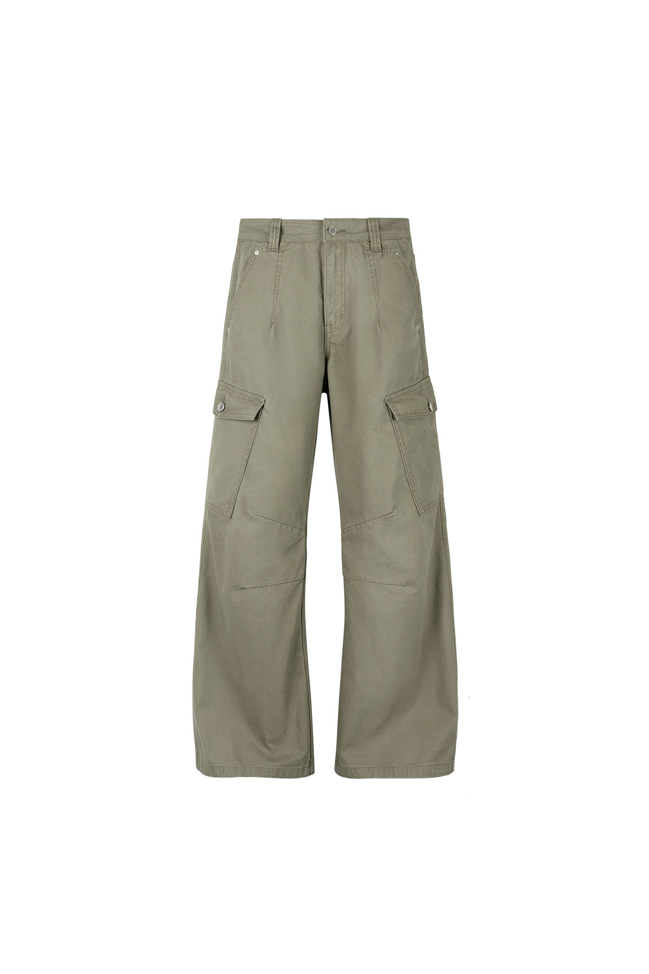 OKAYTHXBYE Washed Button Flap-Pocket Cargo Pants, premium urban and streetwear designers apparel on PROJECTISR.com, OKAYTHXBYE