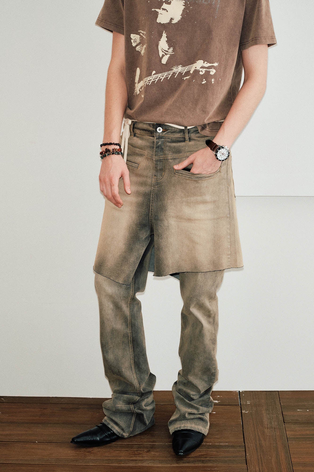 KREATE Classic Washed Straight Jeans, premium urban and streetwear designers apparel on PROJECTISR.com, KREATE