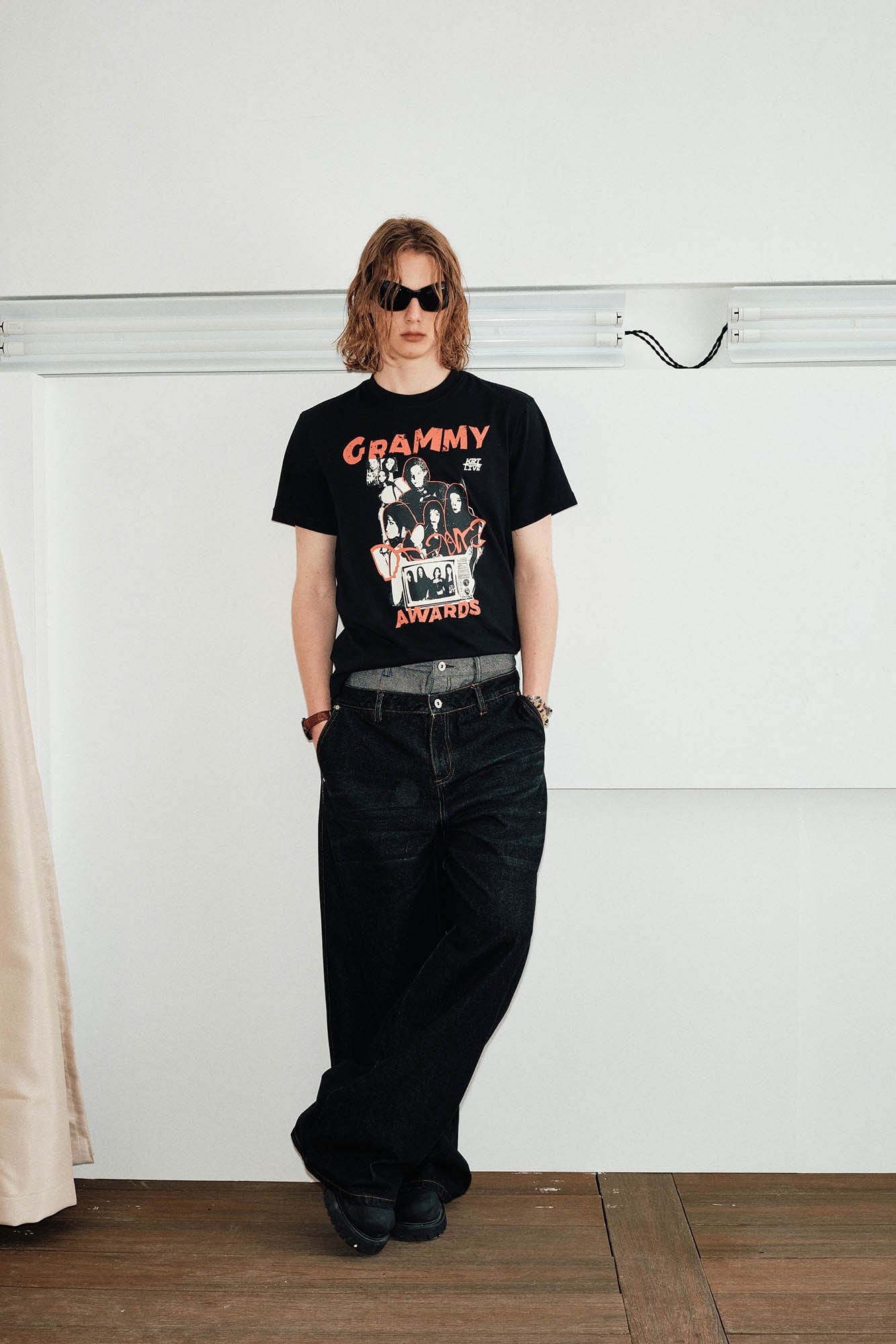 KREATE Washed Double-Waist Jeans, premium urban and streetwear designers apparel on PROJECTISR.com, KREATE