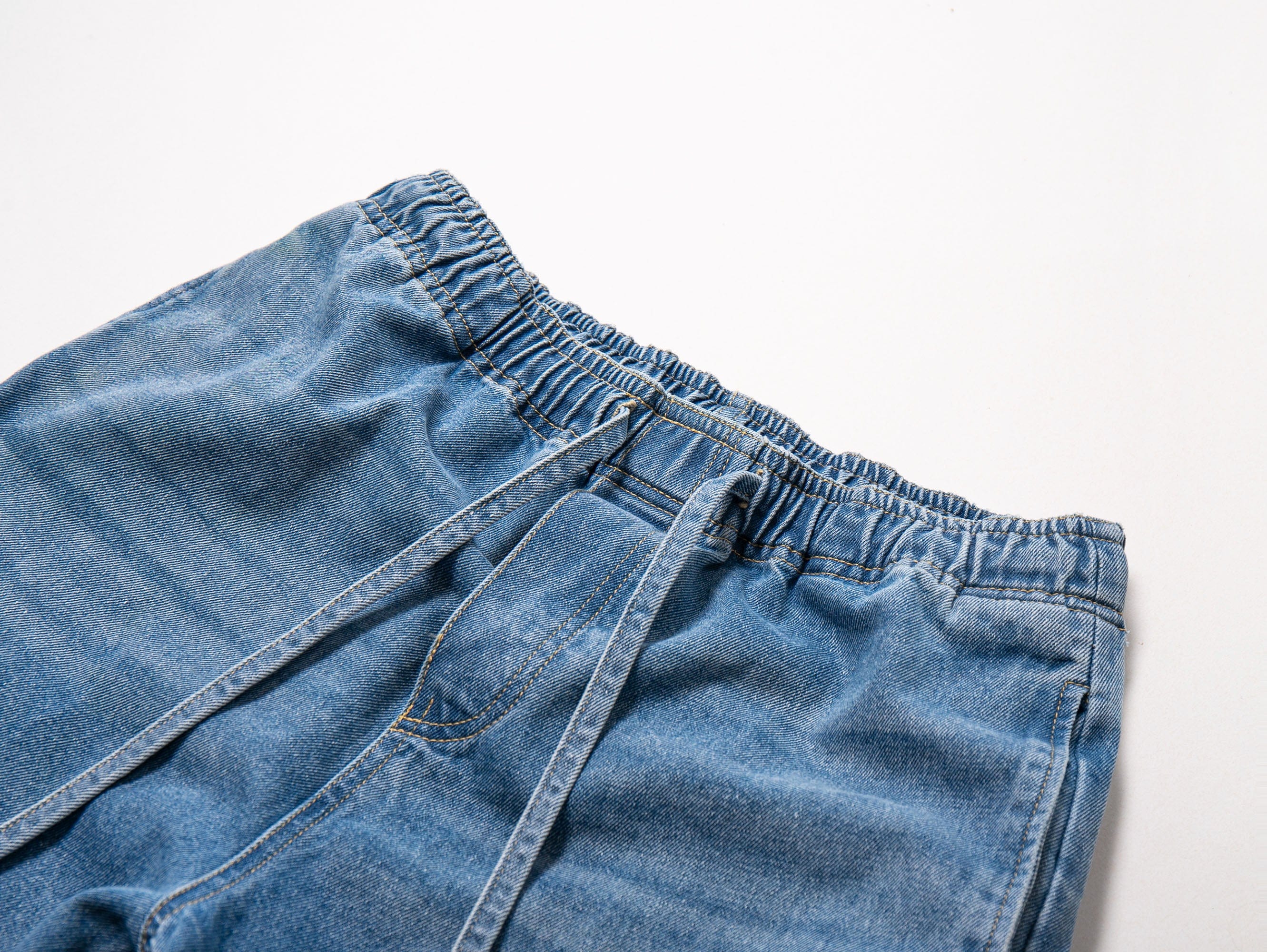 LEONSENSE Classical Tencel Drawstring Oversized Jeans, premium urban and streetwear designers apparel on PROJECTISR.com, LEONSENSE