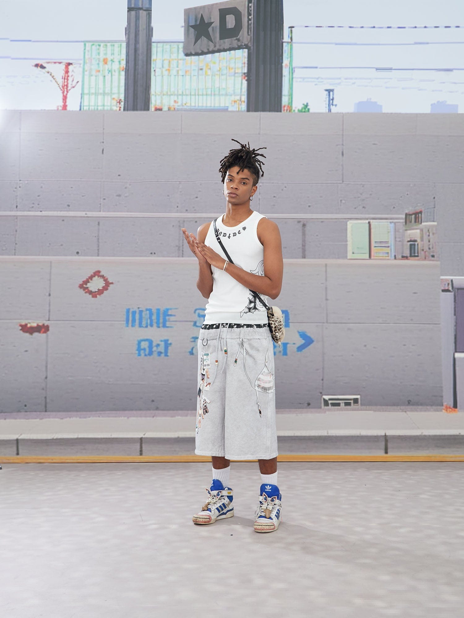 DND4DES Keychain Double-Waist Graphics Shorts, premium urban and streetwear designers apparel on PROJECTISR.com, DND4DES