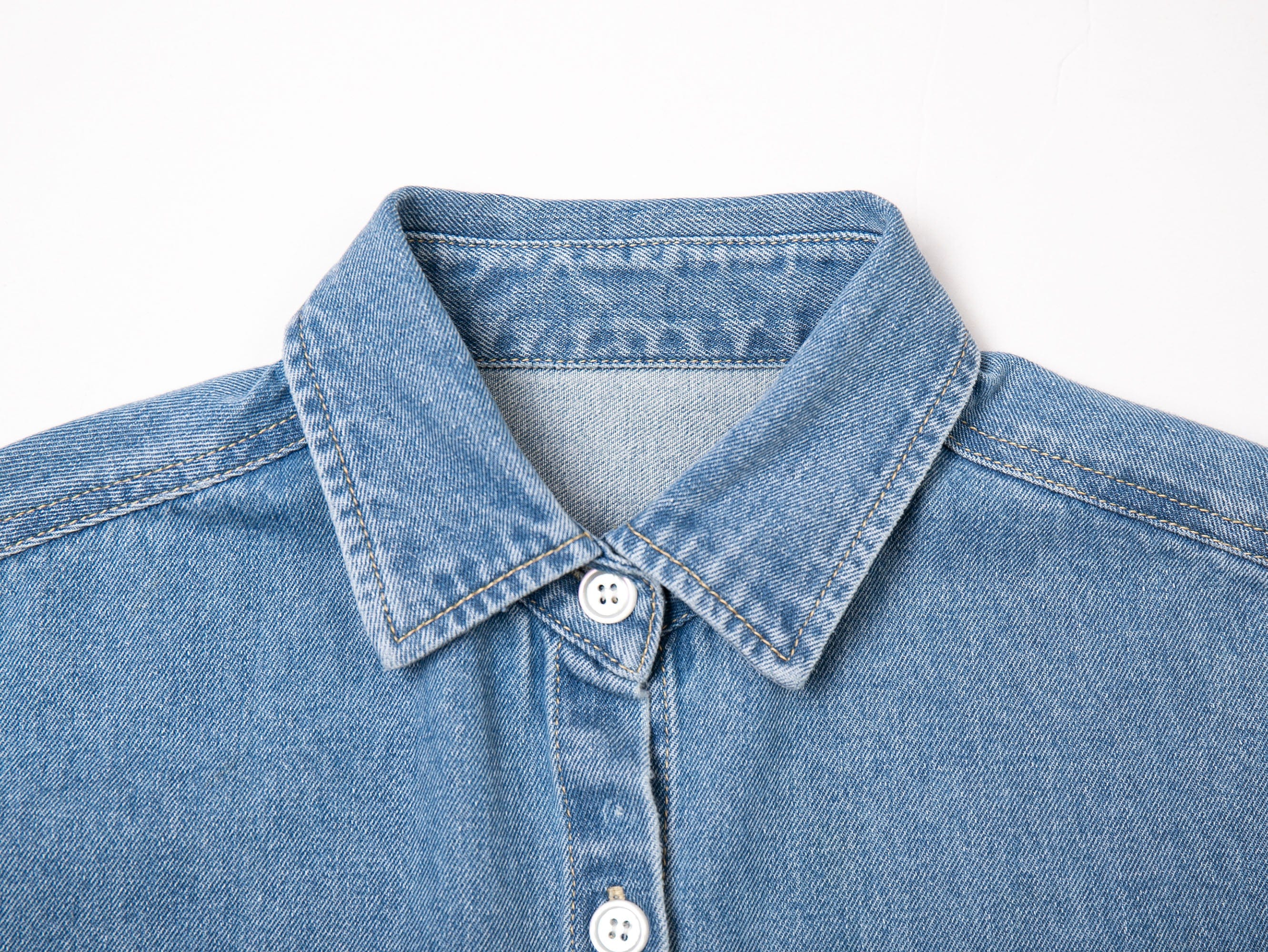 LEONSENSE Classical Tencel Denim Shirts, premium urban and streetwear designers apparel on PROJECTISR.com, LEONSENSE