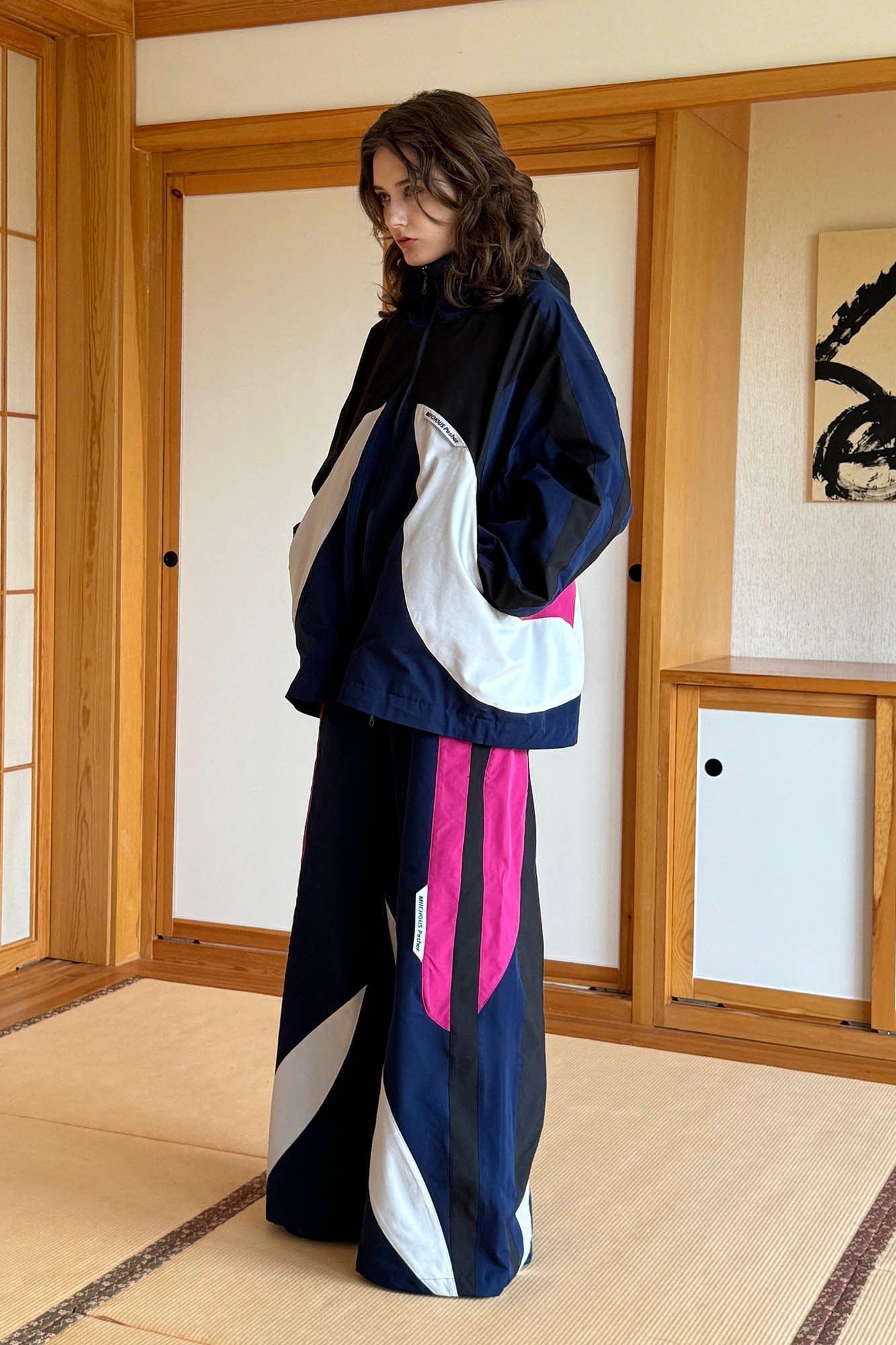 MIICHOUS EVA Tangram Spliced Oversized Outdoor Pants, premium urban and streetwear designers apparel on PROJECTISR.com, Miichous