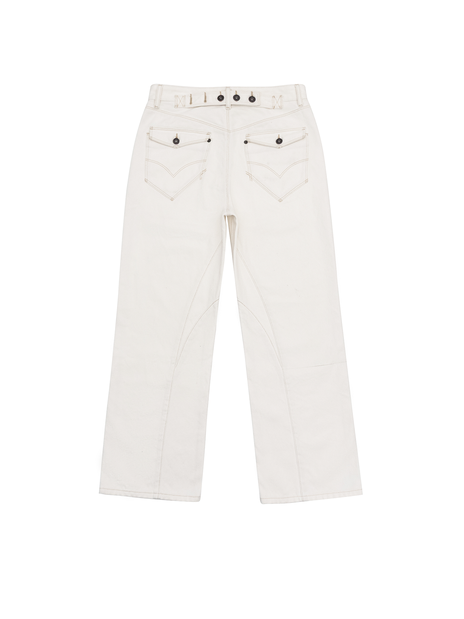 IN EXISTENCE Minimal Straight-Leg Denim Pants
