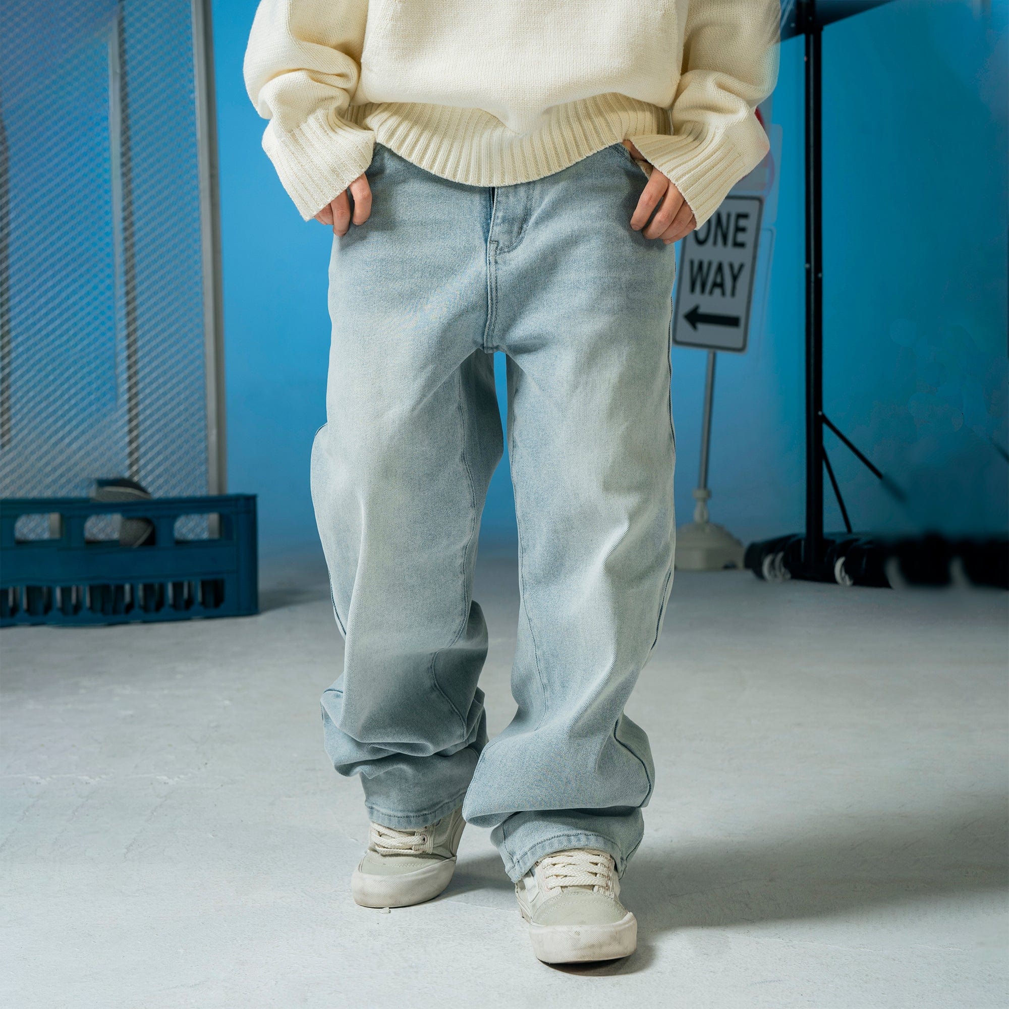 MAKEMORE The Classic Washed Jeans, premium urban and streetwear designers apparel on PROJECTISR.com, MAKEMORE