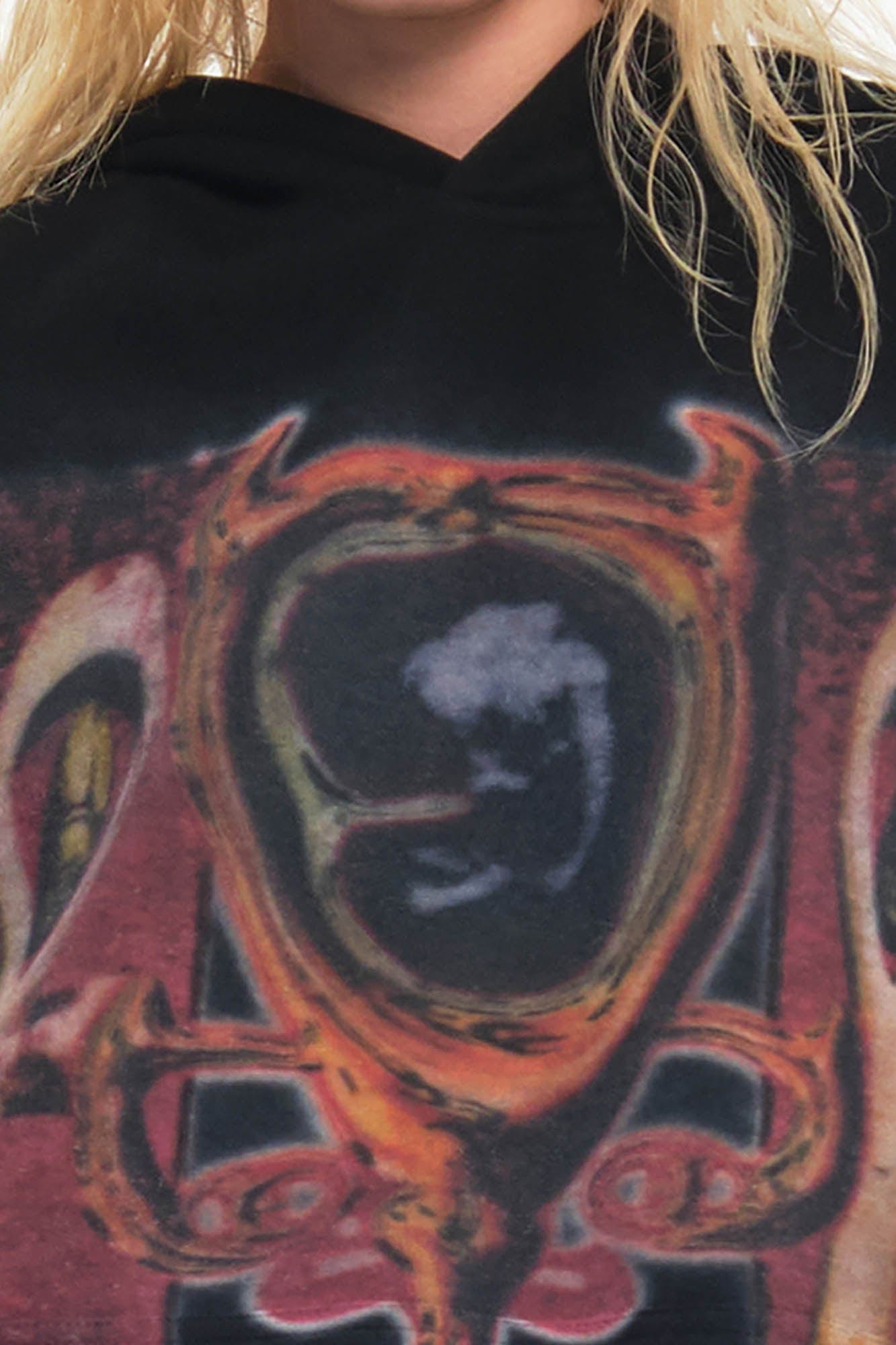 EMBRYO Cave Cross Graphics Hoodie, premium urban and streetwear designers apparel on PROJECTISR.com, EMBRYO