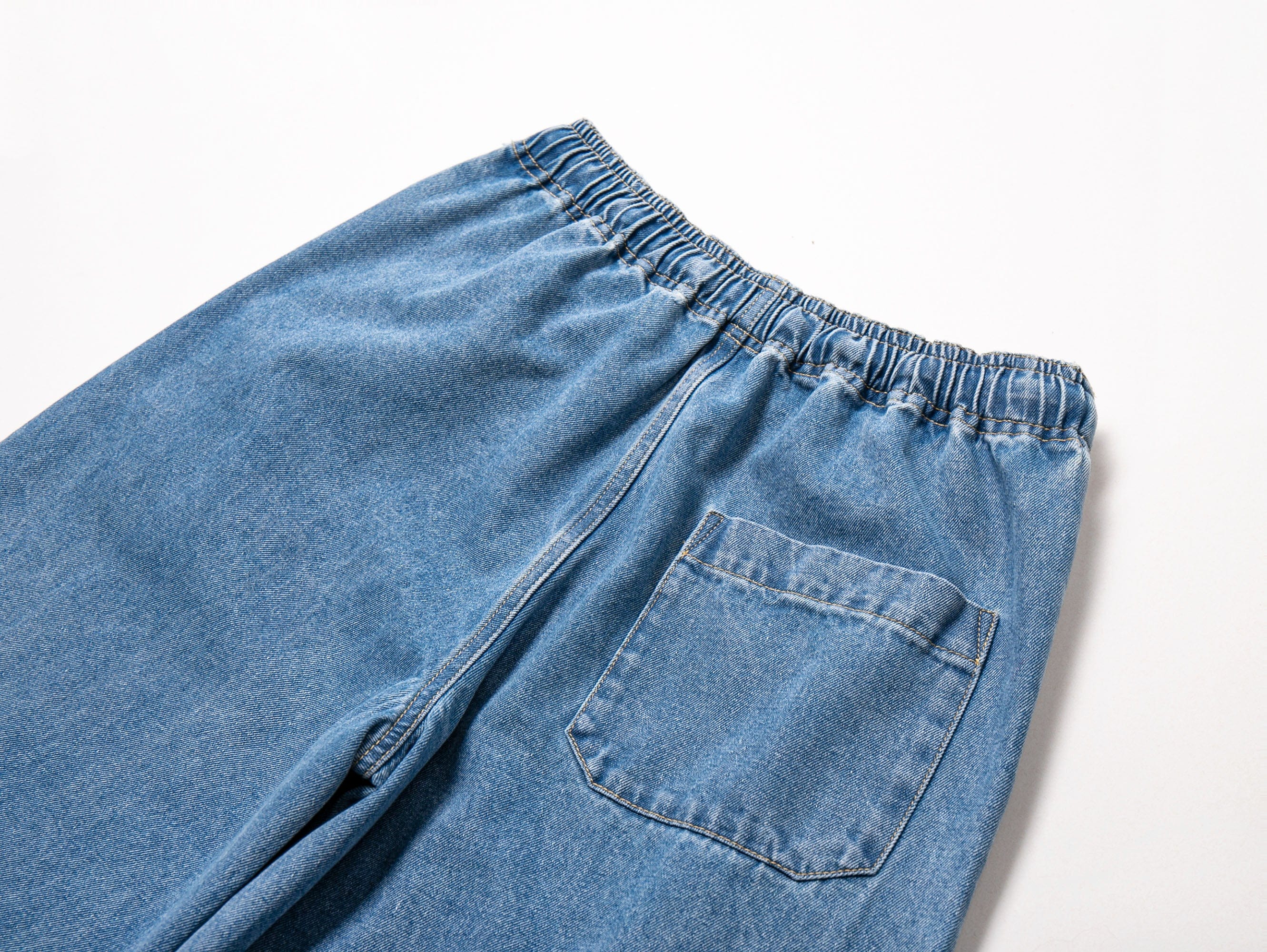 LEONSENSE Classical Tencel Drawstring Oversized Jeans, premium urban and streetwear designers apparel on PROJECTISR.com, LEONSENSE