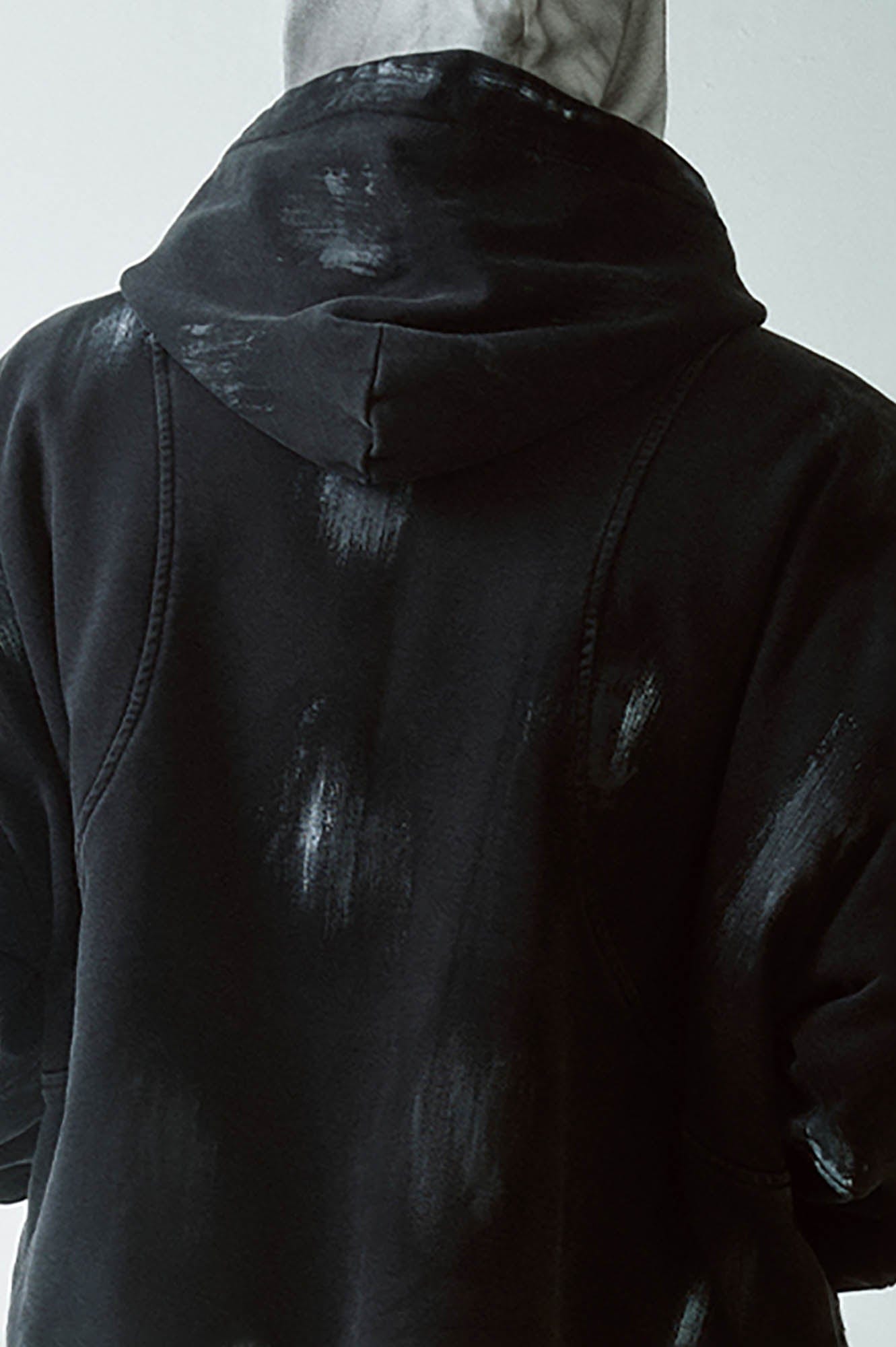 F2CE Brush-Paint Streak Hooded Jacket, premium urban and streetwear designers apparel on PROJECTISR.com, F2CE