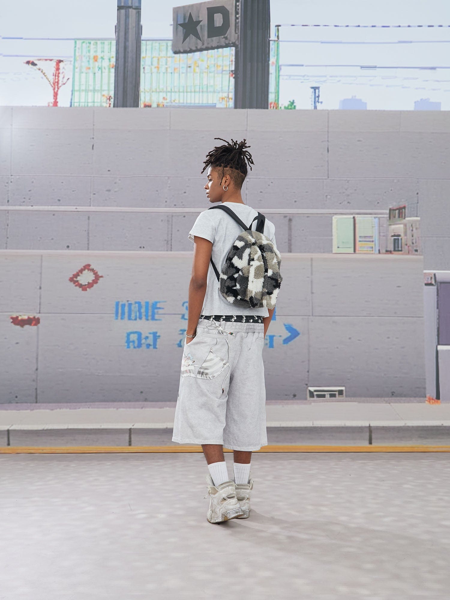 DND4DES Keychain Double-Waist Graphics Shorts, premium urban and streetwear designers apparel on PROJECTISR.com, DND4DES