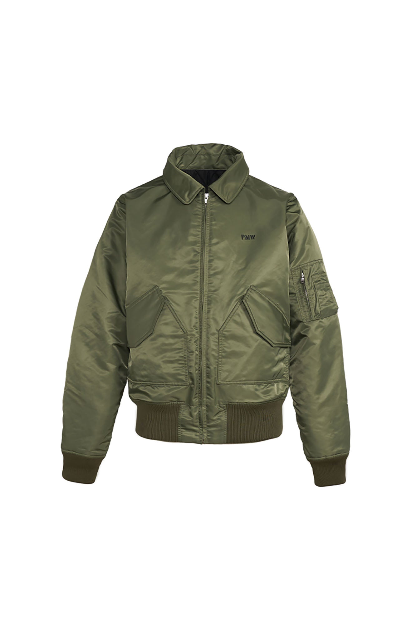 PMW Classic Ruched Insulated Bomber Jacket, premium urban and streetwear designers apparel on PROJECTISR.com, PMW