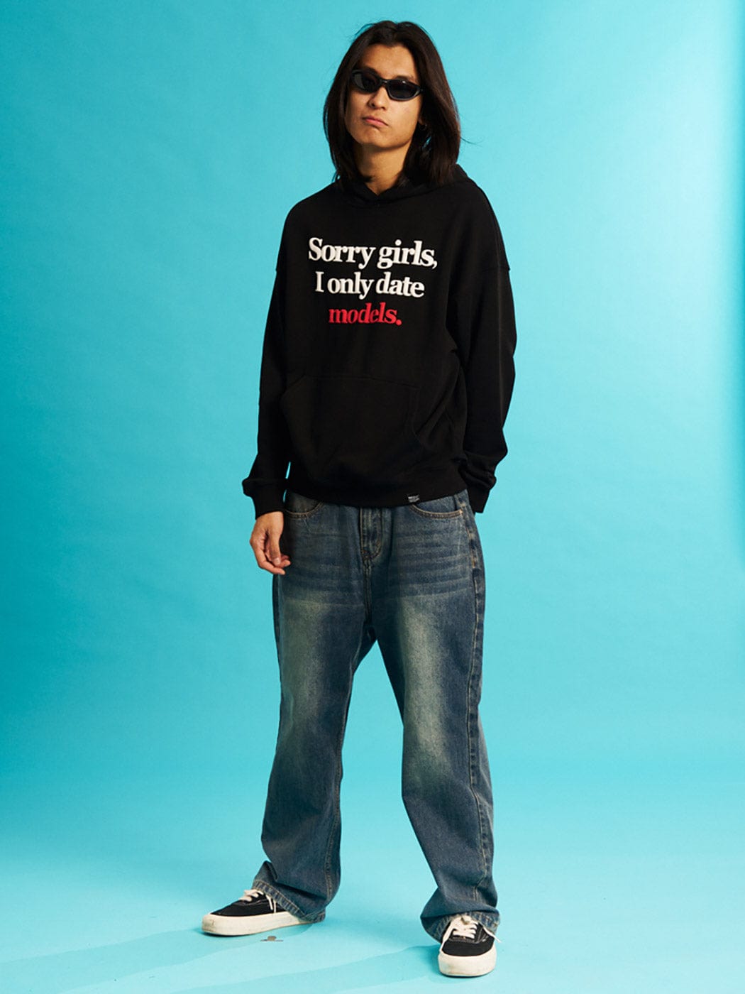 WCC Sorry Girls I Only Date Models Slogan Hoodie, premium urban and streetwear designers apparel on PROJECTISR.com, WCC