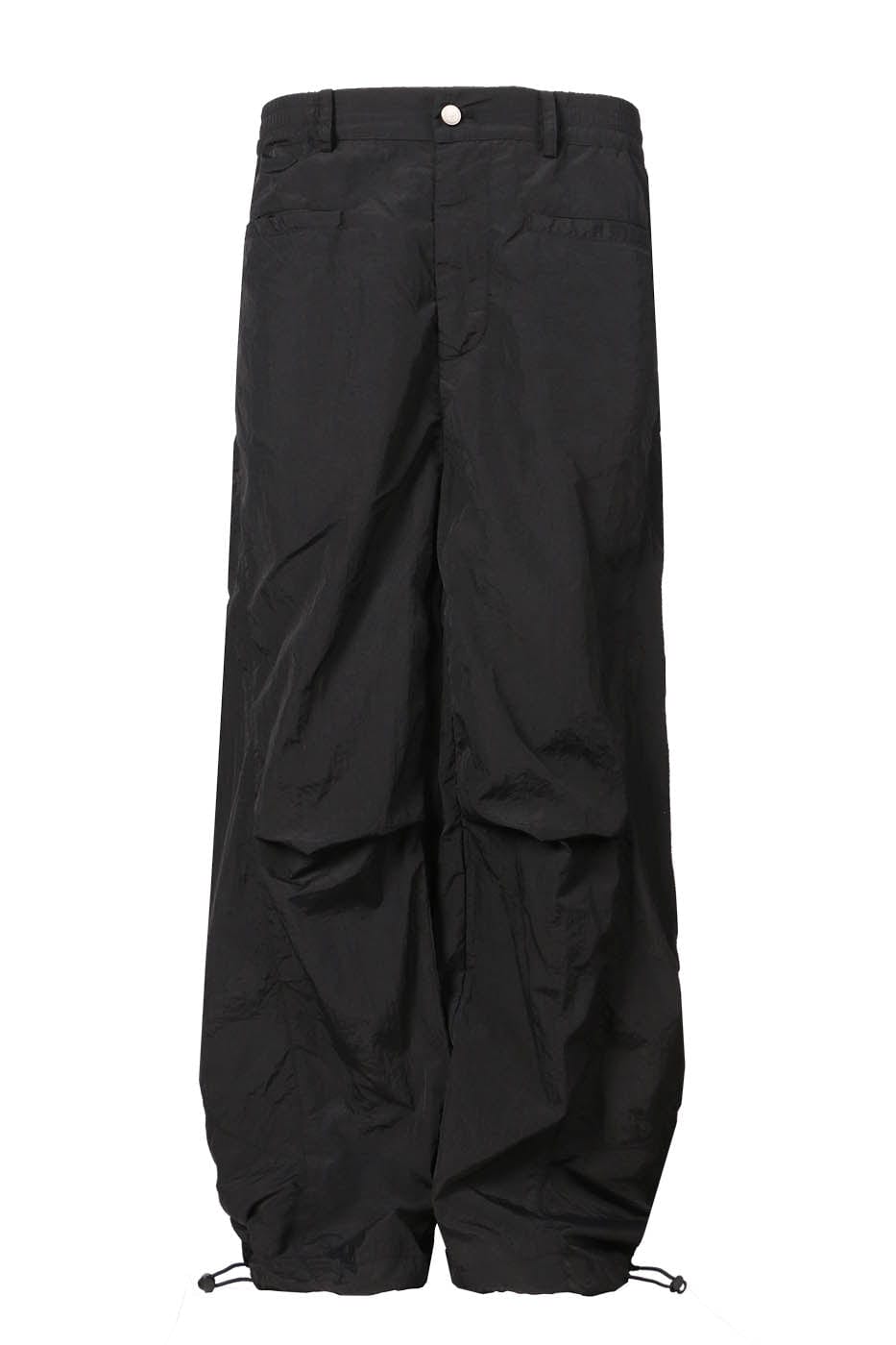RELABEL Drawstring Pleated Wide-Leg Pants, premium urban and streetwear designers apparel on PROJECTISR.com, RELABEL