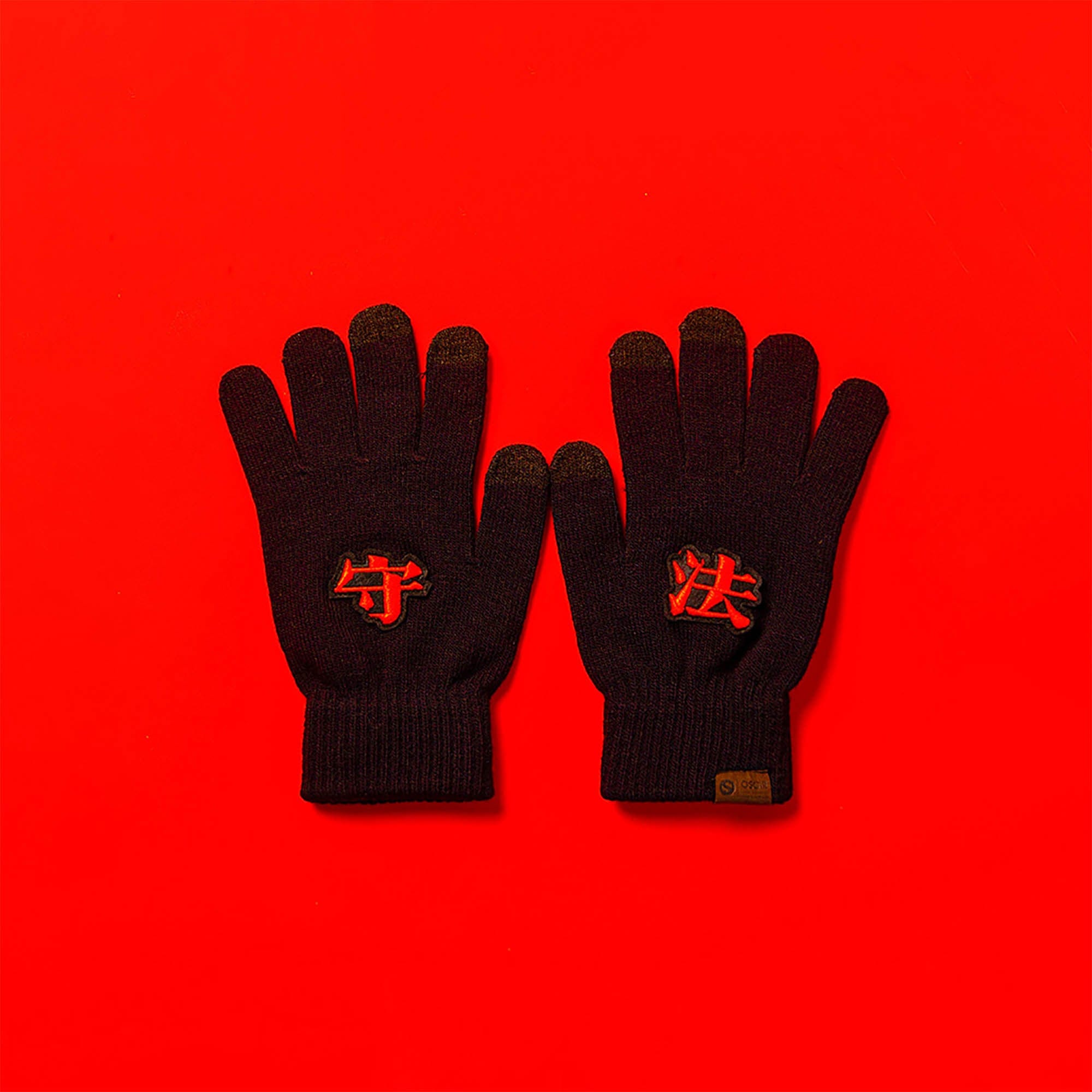 OSCILL Embroidered Knit Gloves, premium urban and streetwear designers apparel on PROJECTISR.com, OSCILL