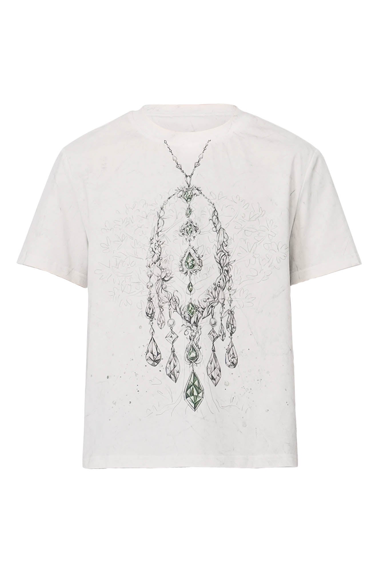 OIPWORD Crystal Necklace Graphic T-Shirt, premium urban and streetwear designers apparel on PROJECTISR.com, OIPWORD