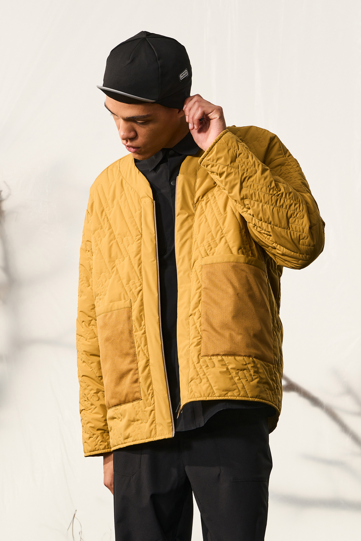HALCYON Quilted Cotton-Padded Outdoor Jacket, premium urban and streetwear designers apparel on PROJECTISR.com, HALCYON