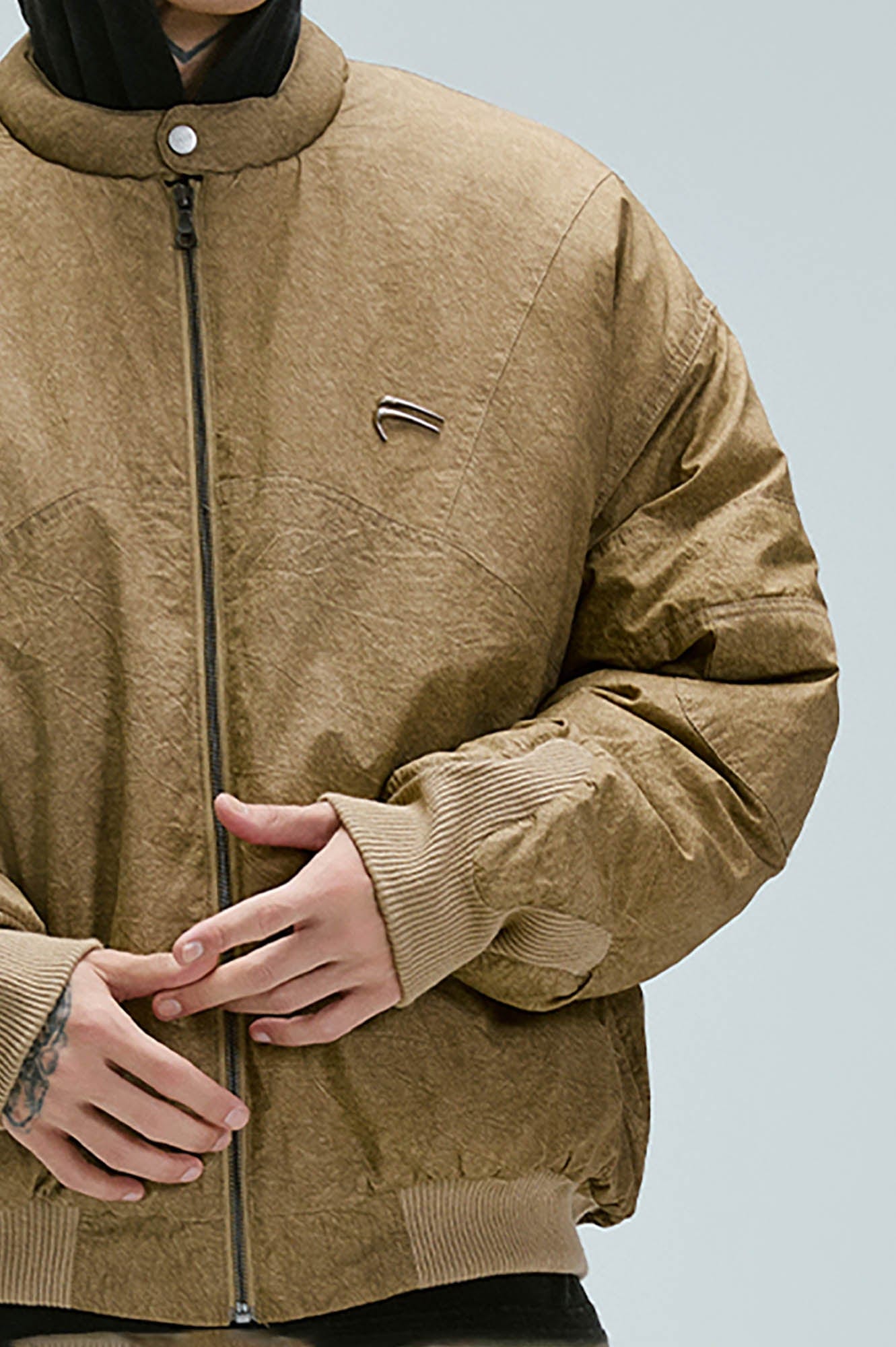 F2CE Sandstrom Washed Puffer Jacket, premium urban and streetwear designers apparel on PROJECTISR.com, F2CE