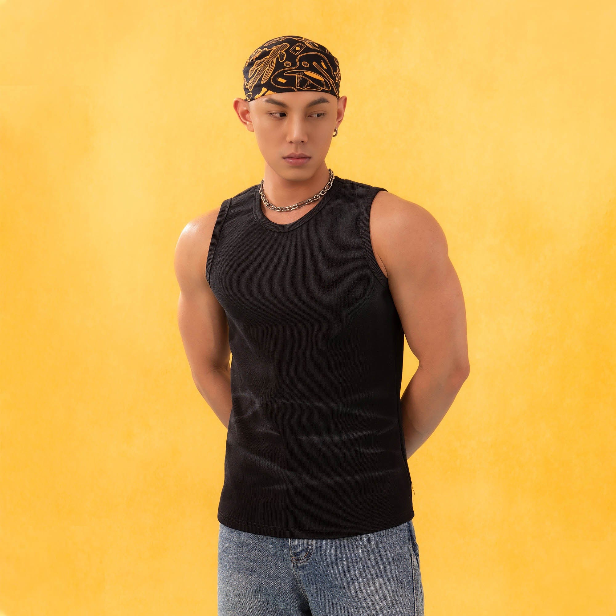 CLP Distressed Ribbed Tank Top, premium urban and streetwear designers apparel on PROJECTISR.com, CLP