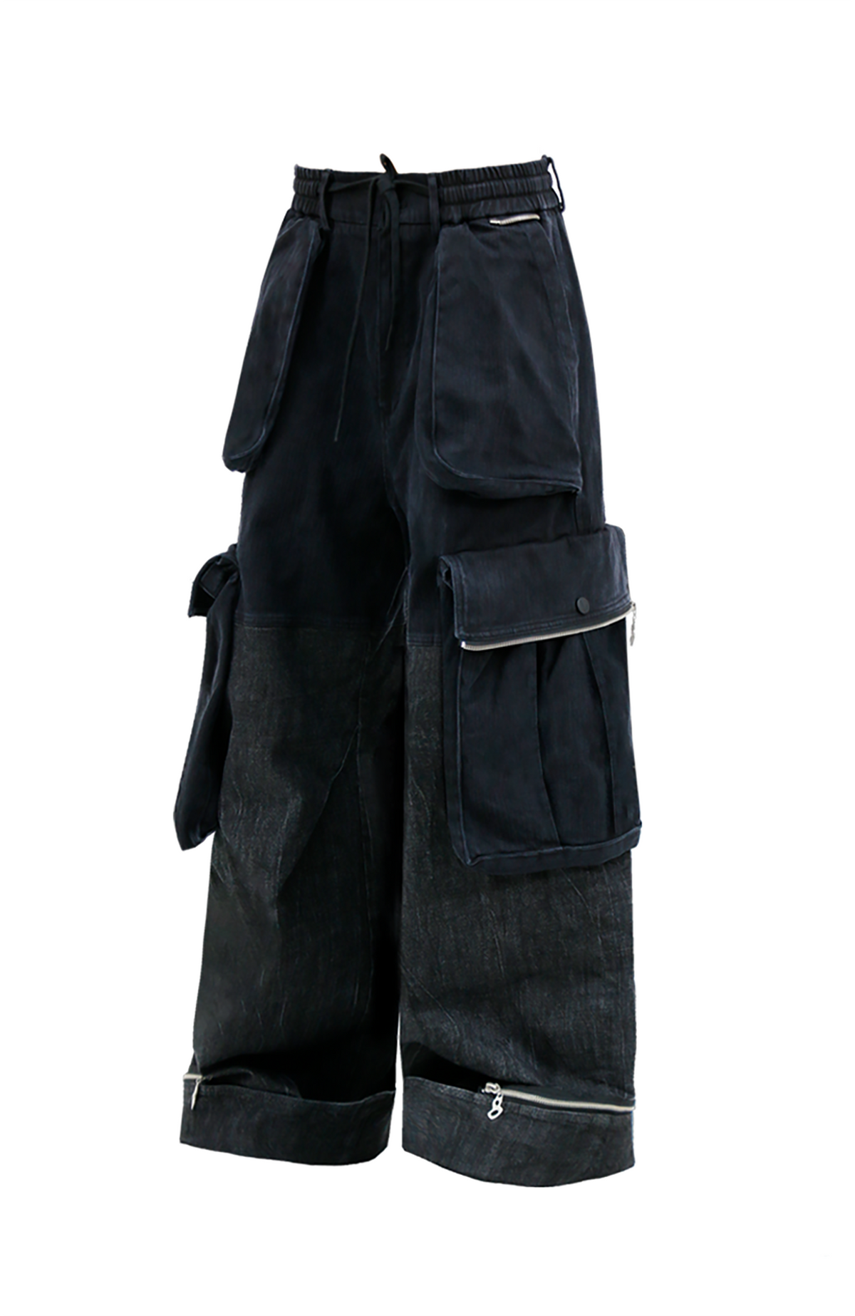 RELABEL Zippered Cargo Jeans