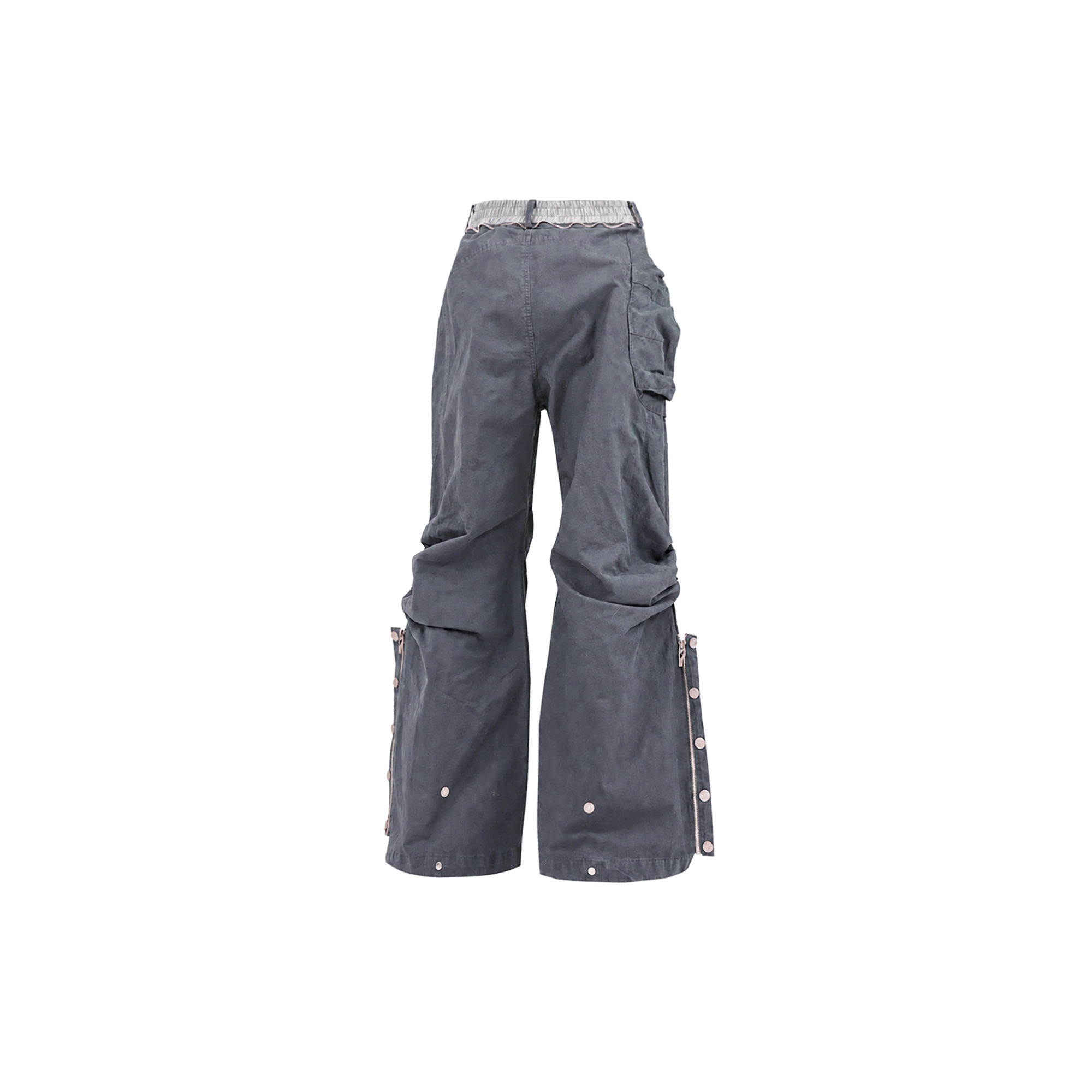 RELABEL Pleated Deconstructed Detachable-Waist Cargo Trousers