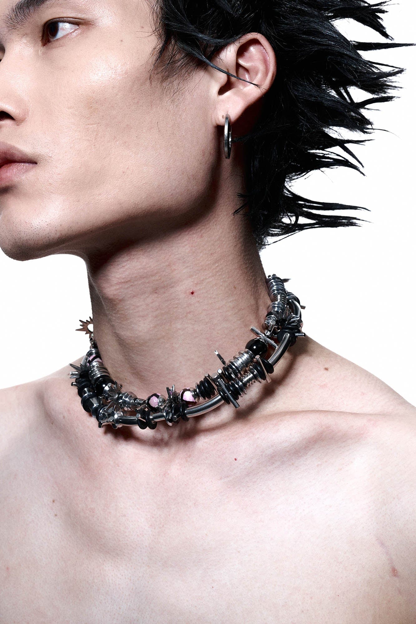 ILLUSORY Annihilation Coil Necklace, premium urban and streetwear designers apparel on PROJECTISR.com, ILLUSORY