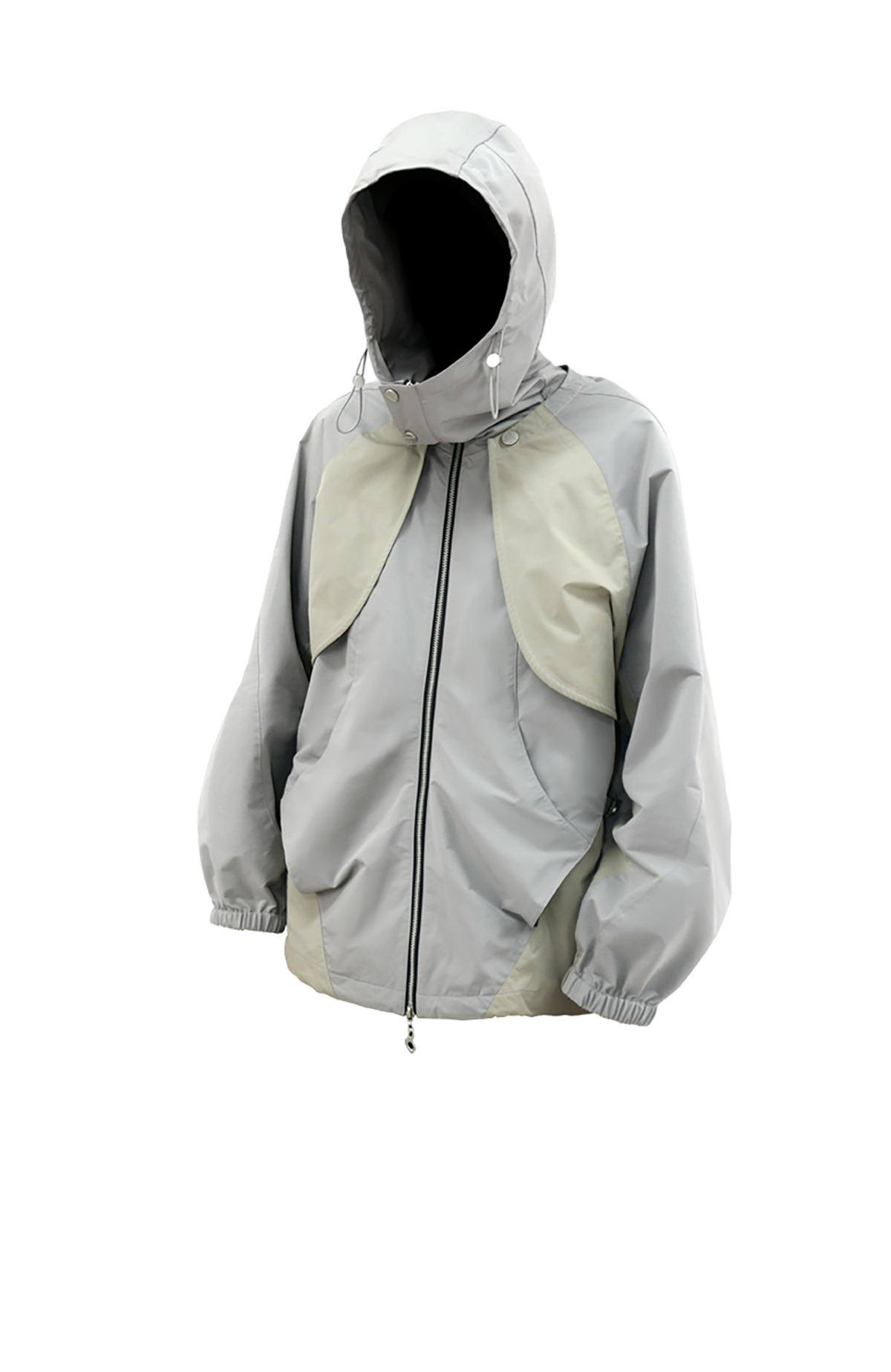 RELABEL Deconstructed Spliced Three-Way Outdoor Shell Jacket
