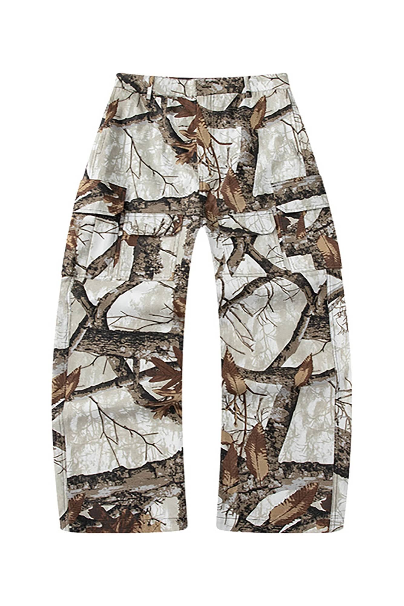 ENSHADOWER Branch Camo Multi-Pocket Straight-Leg Pants, premium urban and streetwear designers apparel on PROJECTISR.com, ENSHADOWER