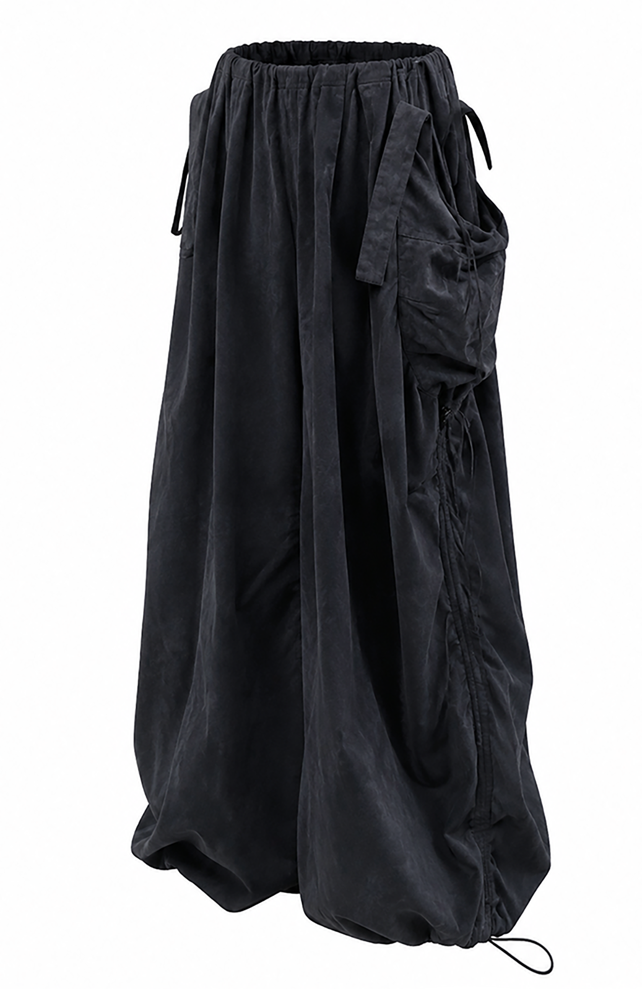 RELABEL Tie-Dye Pleated Adjustable Hem Sweatpants
