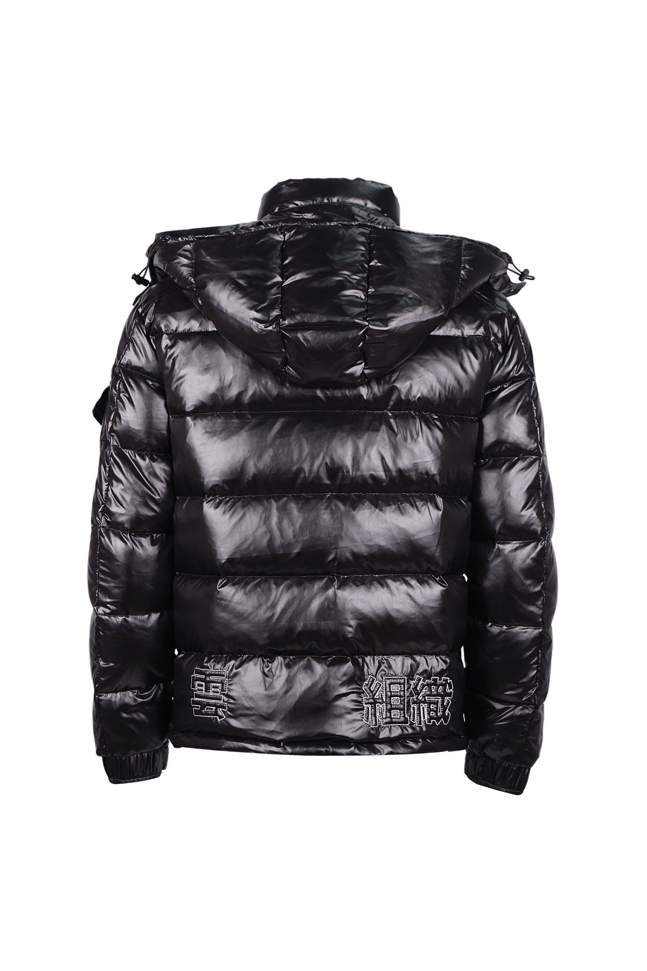 VINKID Embroidered Glossy Down Jacket