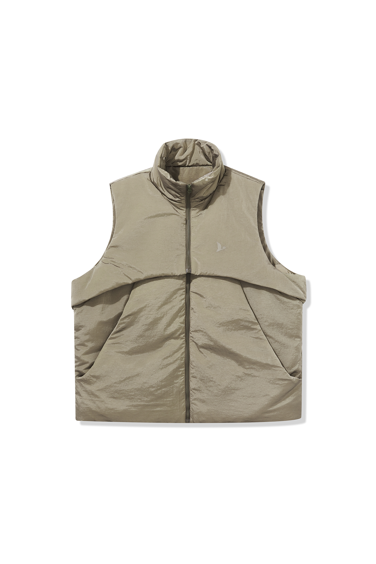 HALCYON Utility Stand-Collar Cotton-Padded Vest, premium urban and streetwear designers apparel on PROJECTISR.com, HALCYON