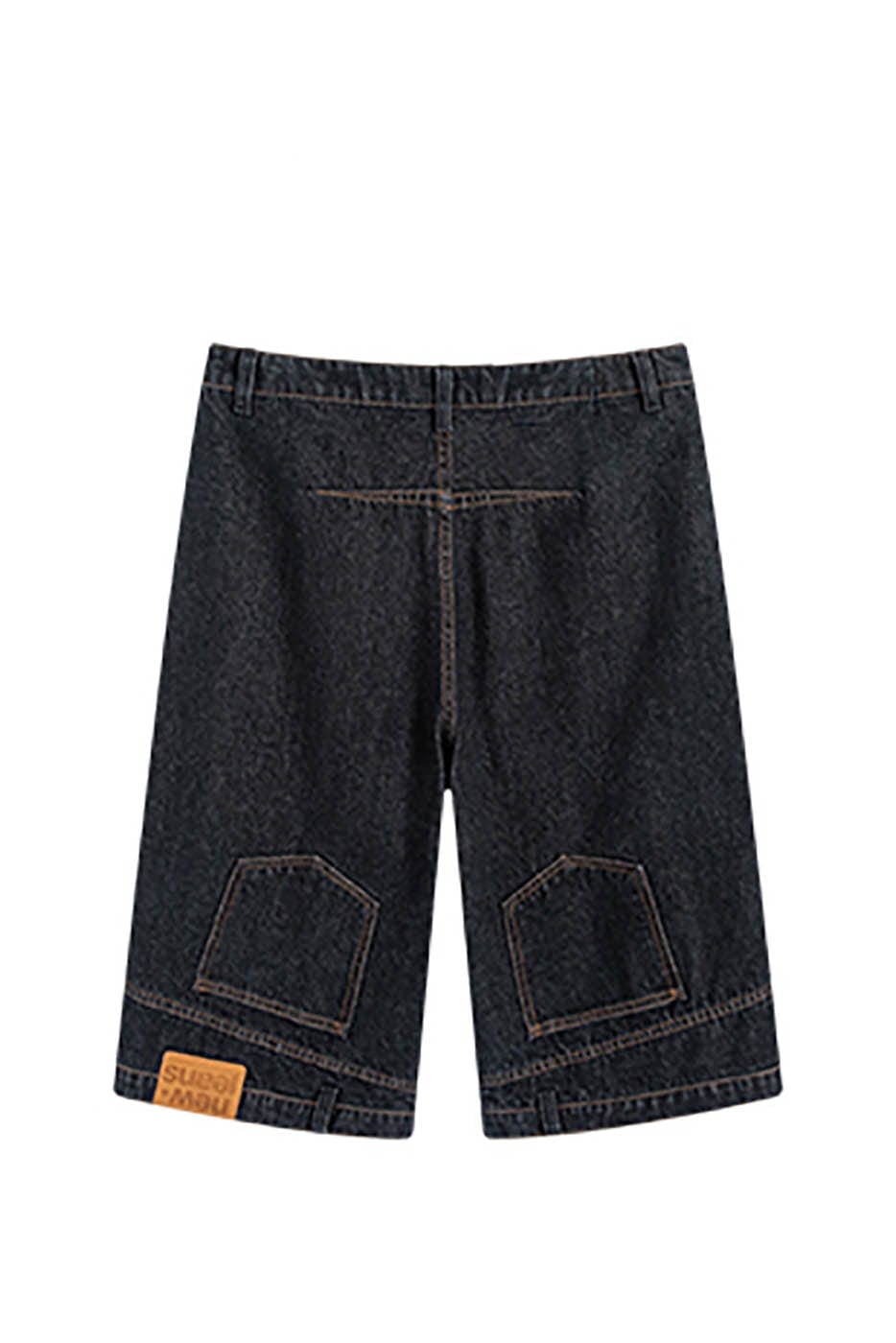 KREATE Inverted Denim Shorts, premium urban and streetwear designers apparel on PROJECTISR.com, KREATE