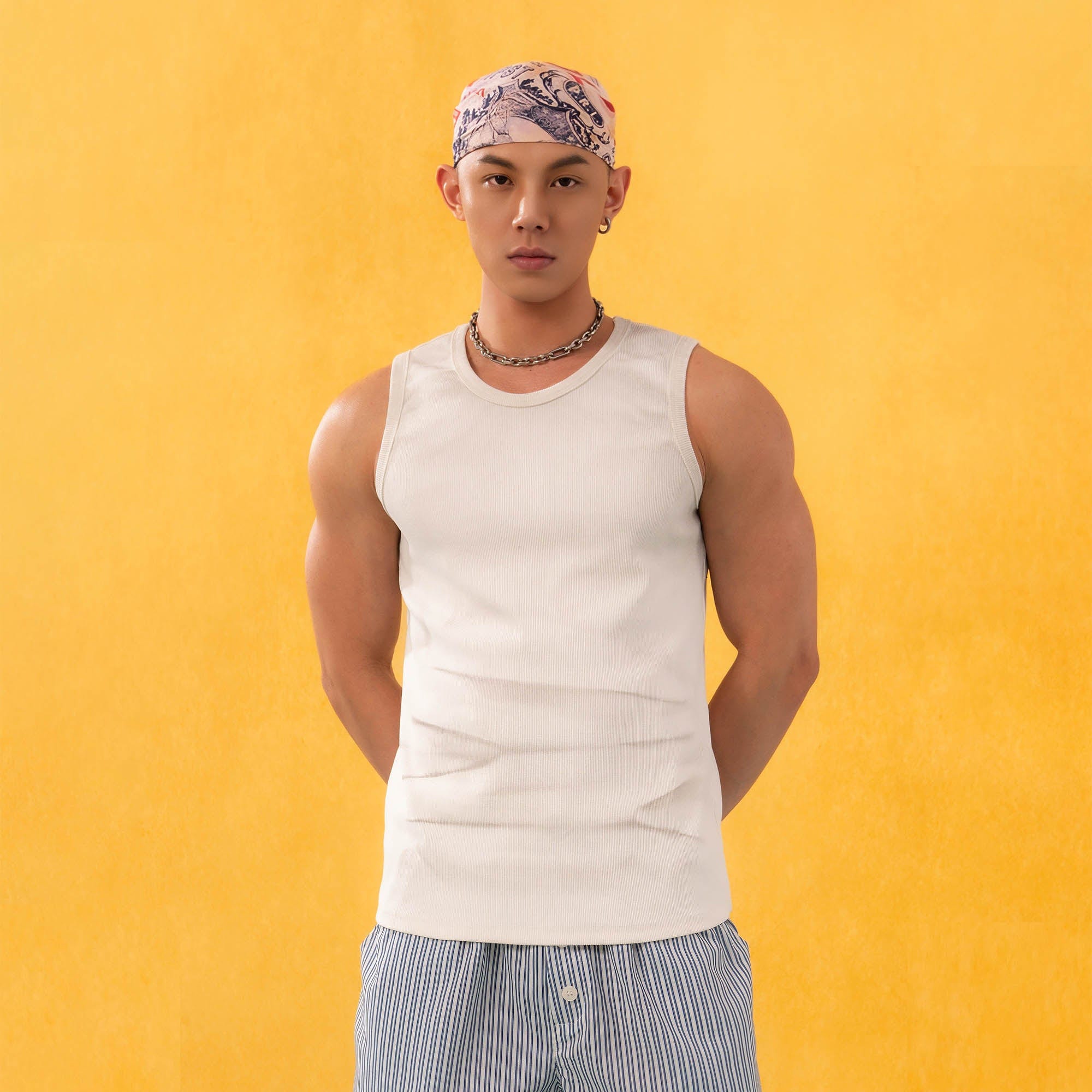 CLP Distressed Ribbed Tank Top, premium urban and streetwear designers apparel on PROJECTISR.com, CLP