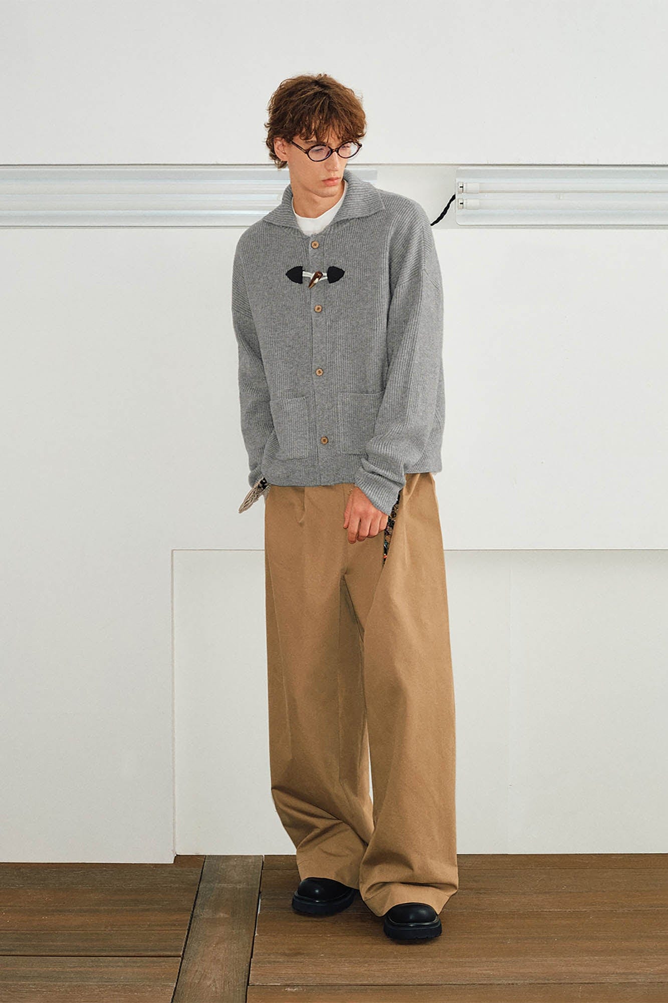 KREATE Toggle Button Knit Cardigan, premium urban and streetwear designers apparel on PROJECTISR.com, KREATE