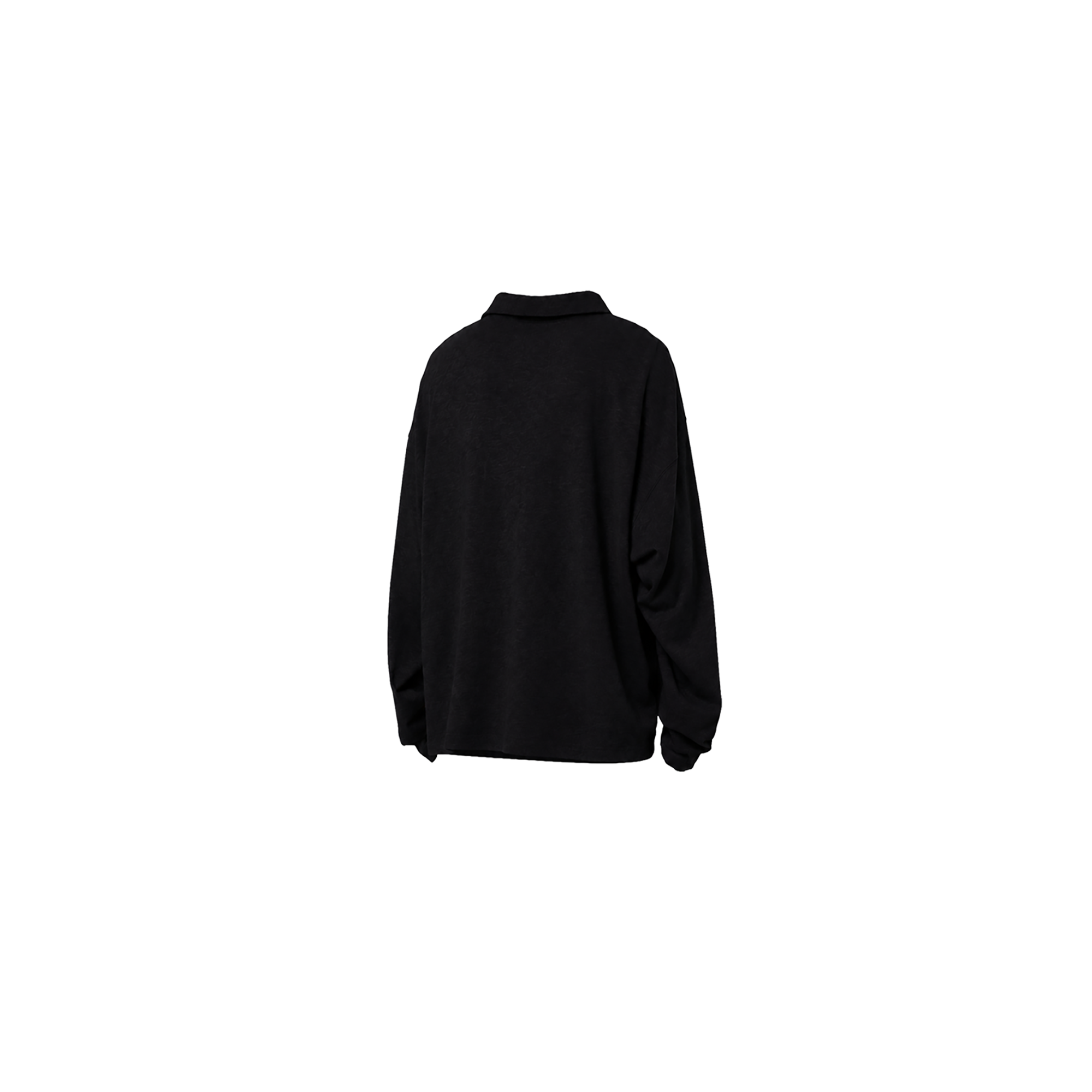 RELABEL Embroidered Magnetic Collar Polo Sweater