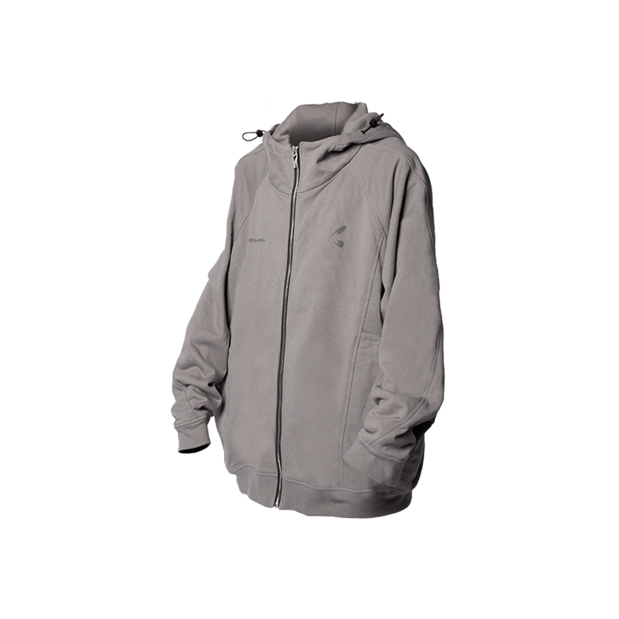 RELABEL Spliced Zipper Pocket Zip-Up Hoodie, premium urban and streetwear designers apparel on PROJECTISR.com, RELABEL