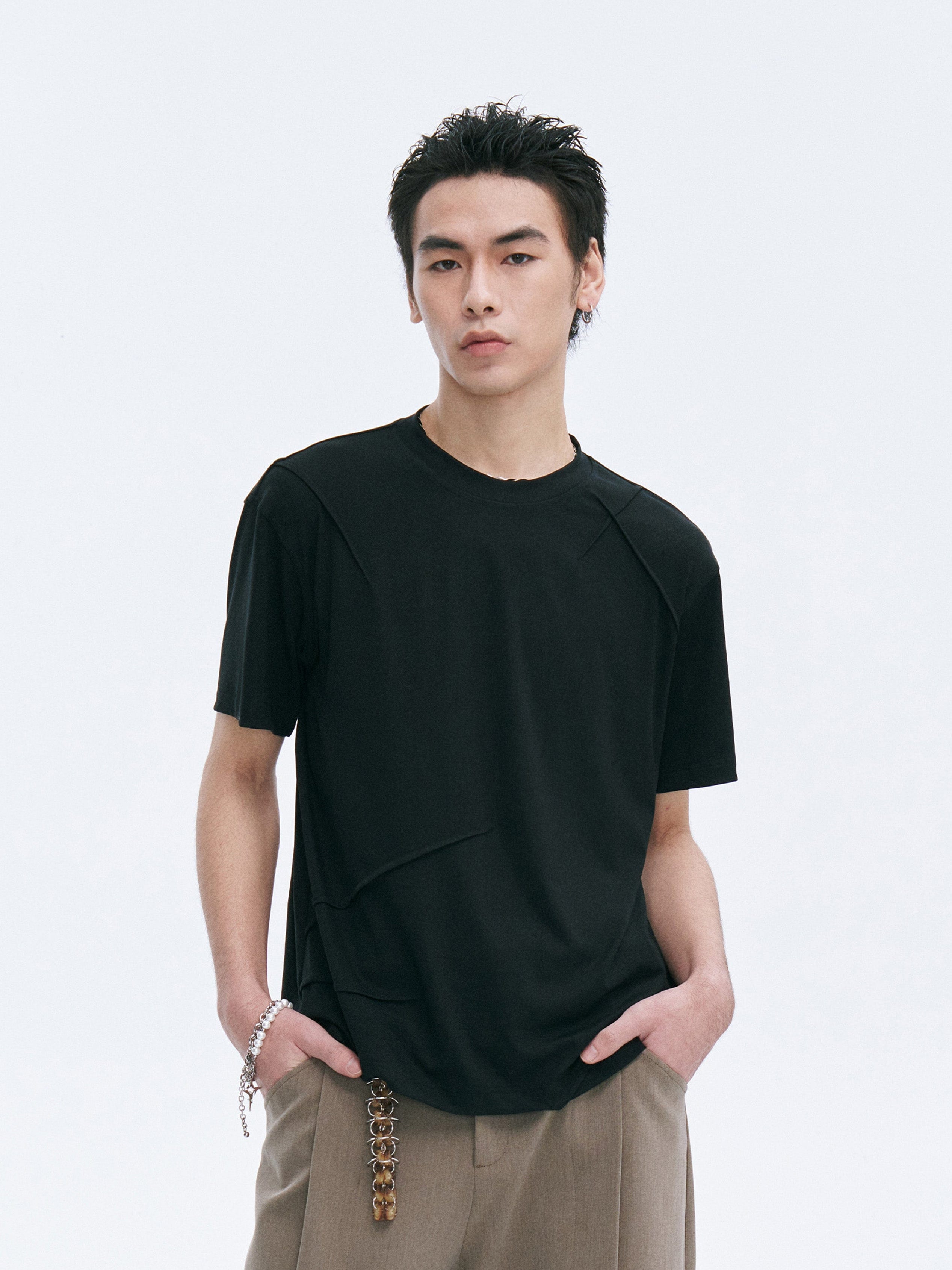 CATSSTAC Essential Scar-Stitch T-Shirts, premium urban and streetwear designers apparel on PROJECTISR.com, CATSSTAC