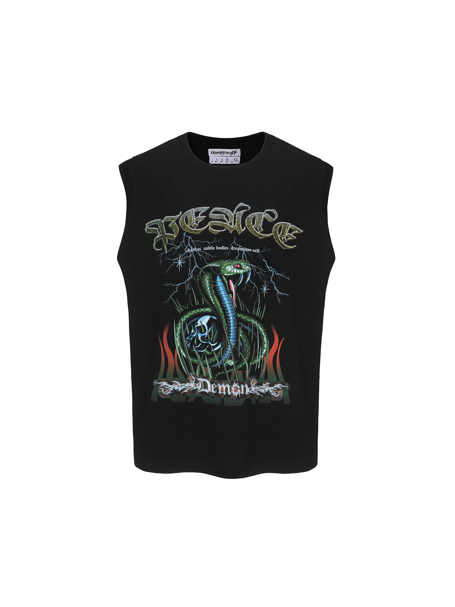 ERISSTOFF Sepultura Cobra Graphic Oversized Tank Top