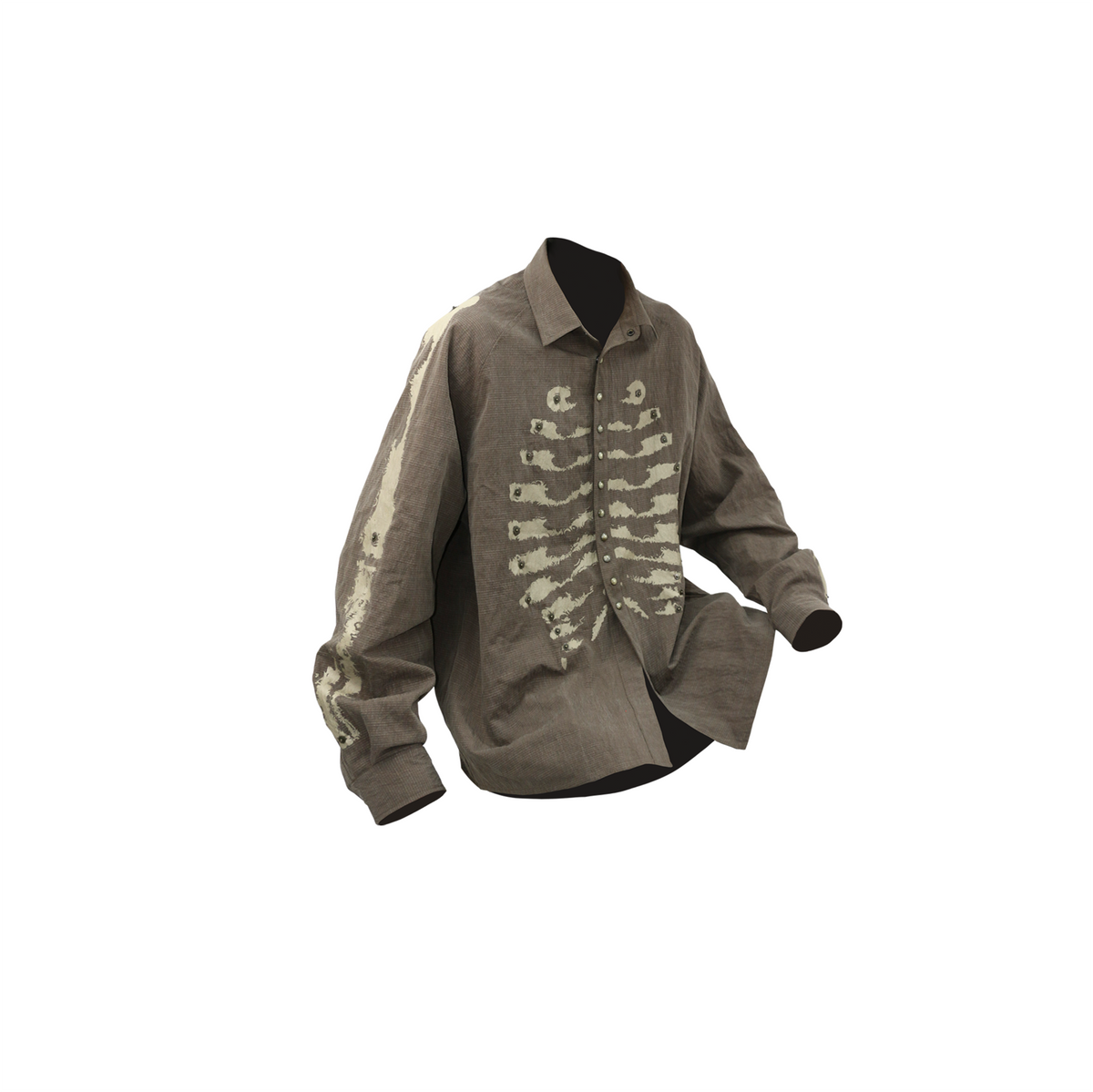 RELABEL Studded Oversized Long-Sleeve Shirt
