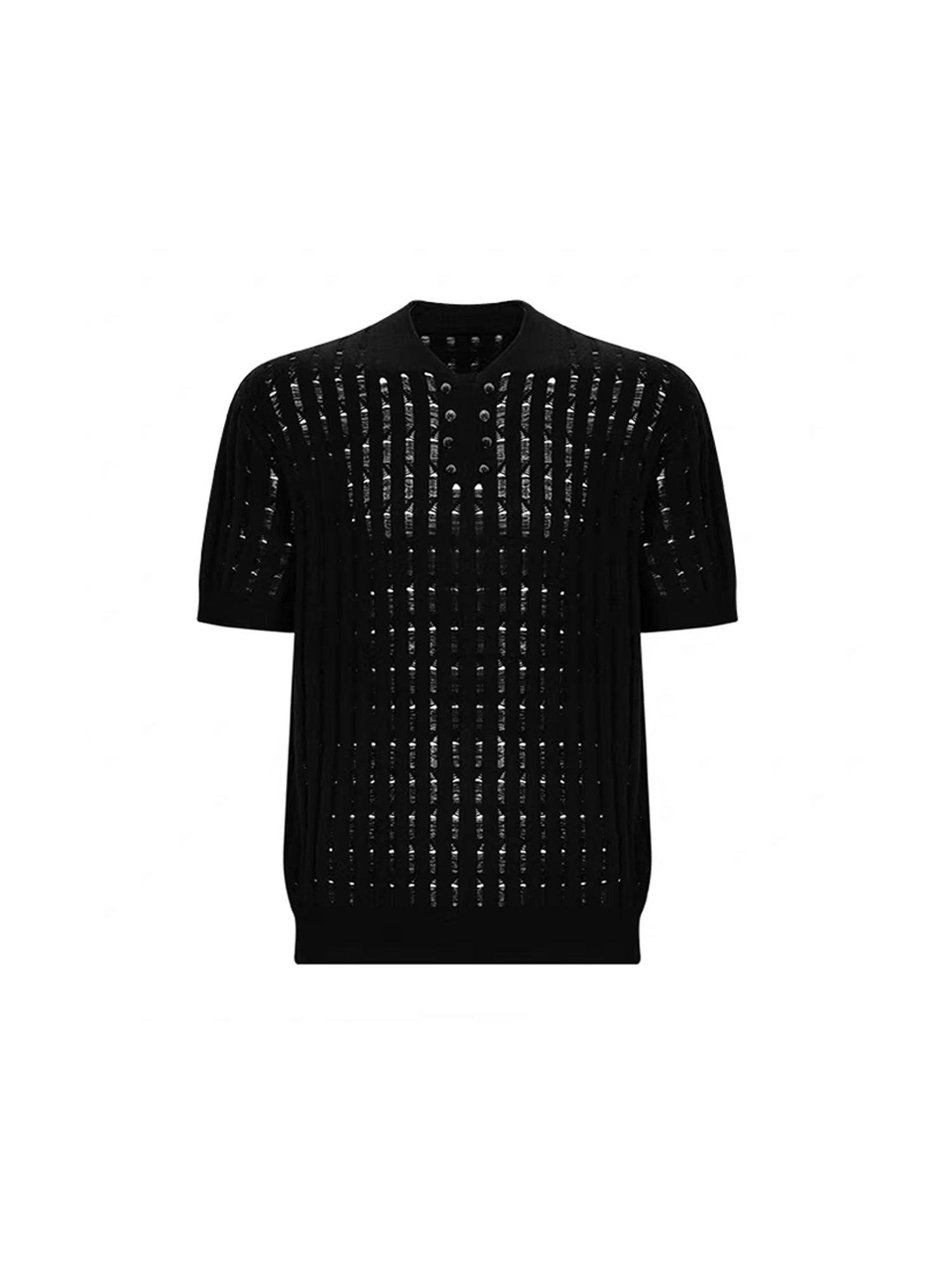 TIWILLTANG Essential Openwork Knitted T Shirt