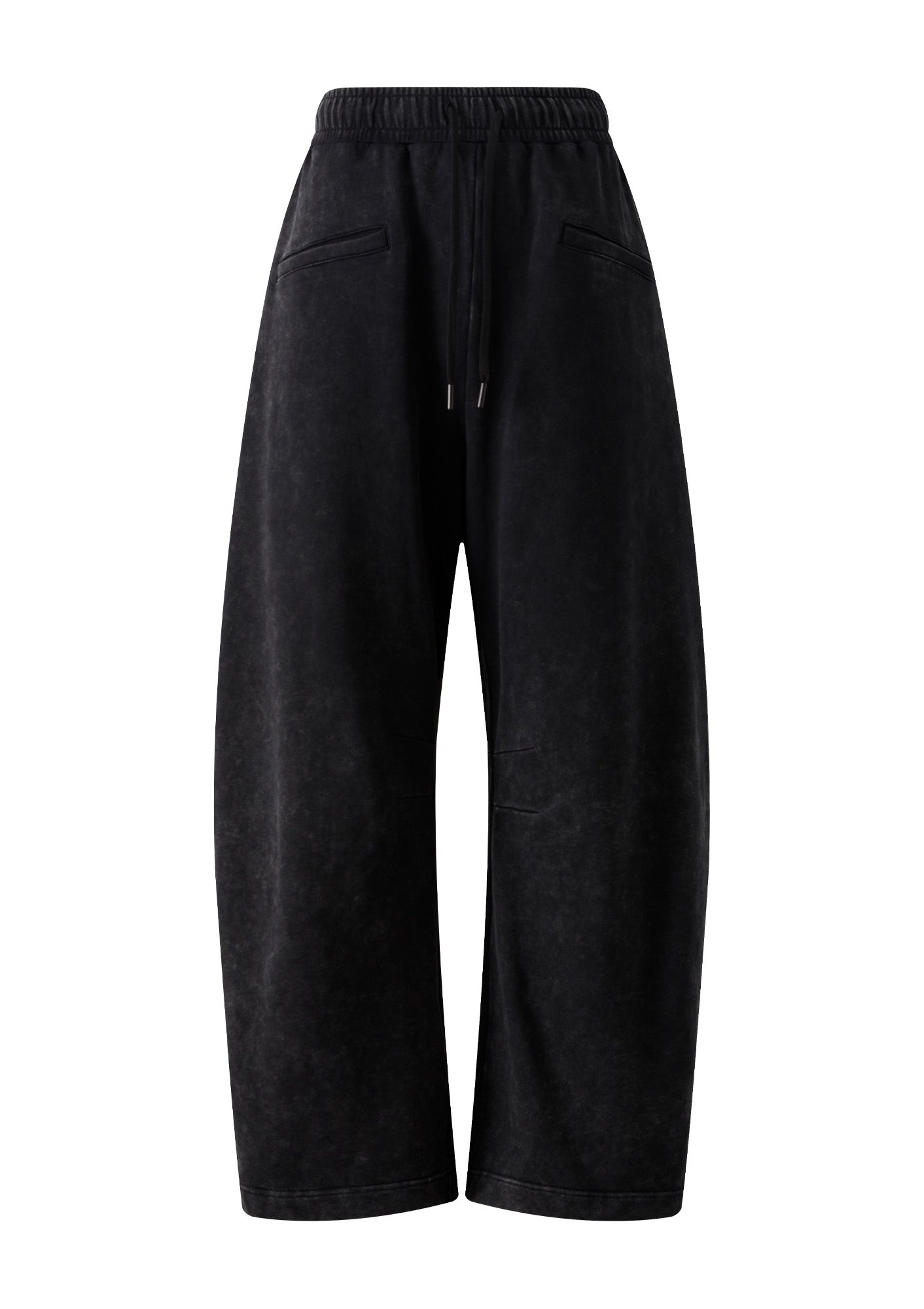 ORGANIC EMOTION Waxed-Wash Oversized Curved Pants, premium urban and streetwear designers apparel on PROJECTISR.com, ORGANIC EMOTION