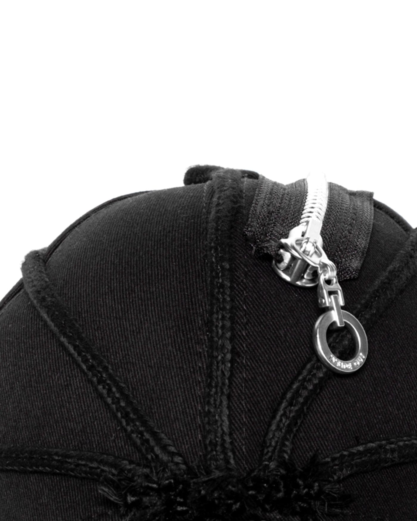 INSIDE OUT Multi-Zipper Dreadlock Cap, premium urban and streetwear designers apparel on PROJECTISR.com, INSIDE OUT