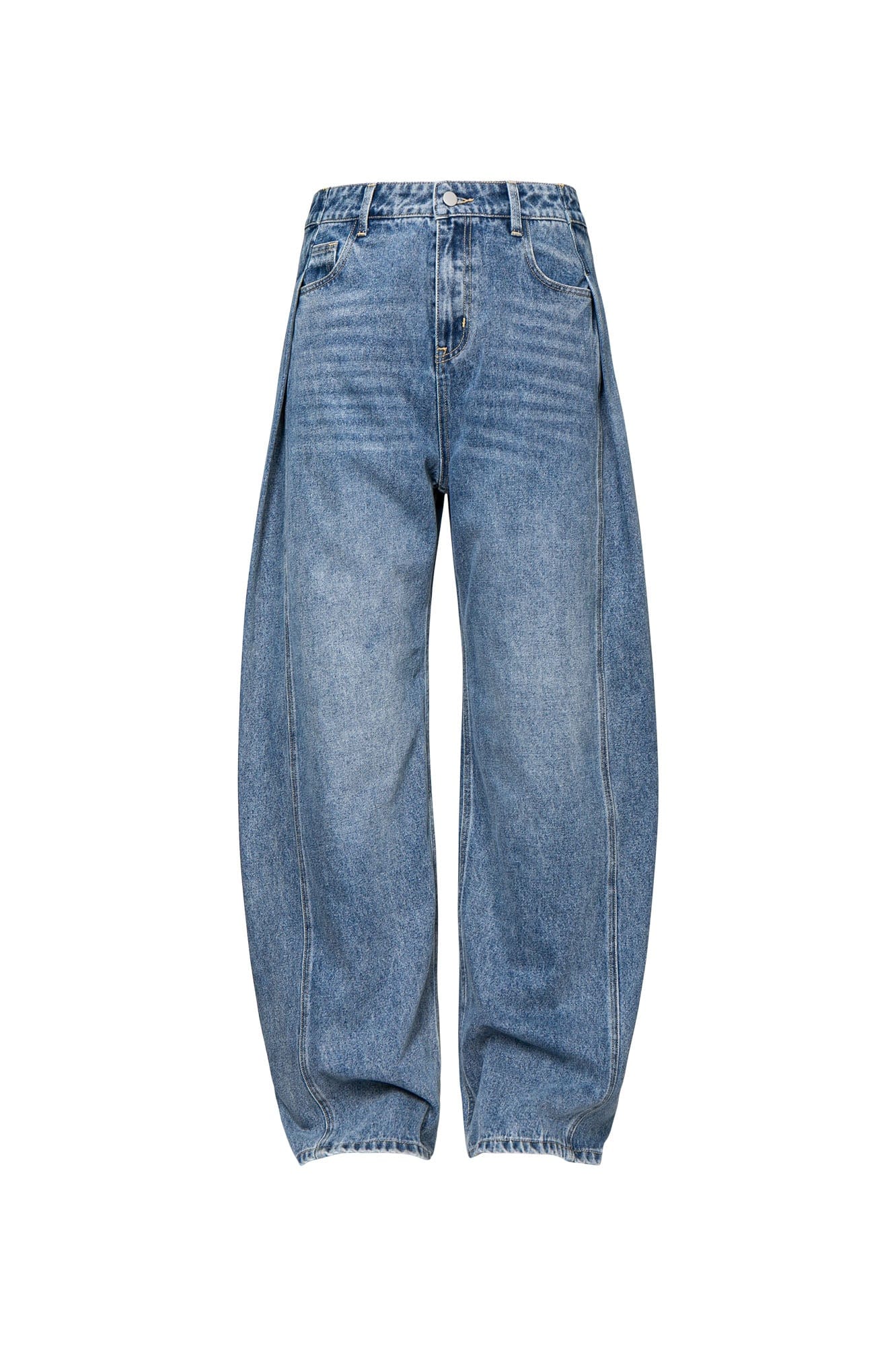 LEONSENSE Essential Oversized Curved Jeans, premium urban and streetwear designers apparel on PROJECTISR.com, LEONSENSE