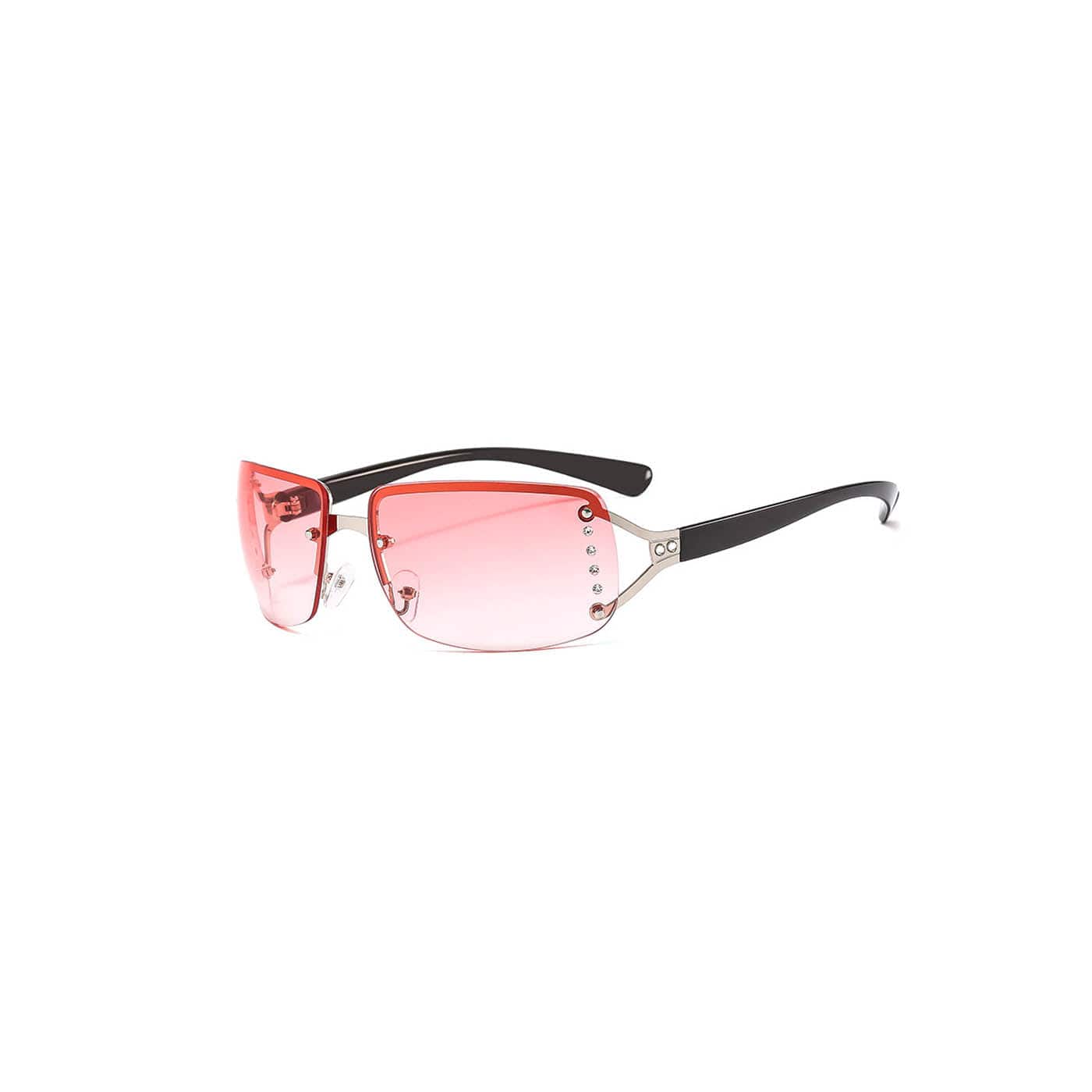 DAMAGE ASIA OPTICALS Semi-Rim Square Gradient Sunglasses, premium urban and streetwear designers apparel on PROJECTISR.com, DAMAGE ASIA