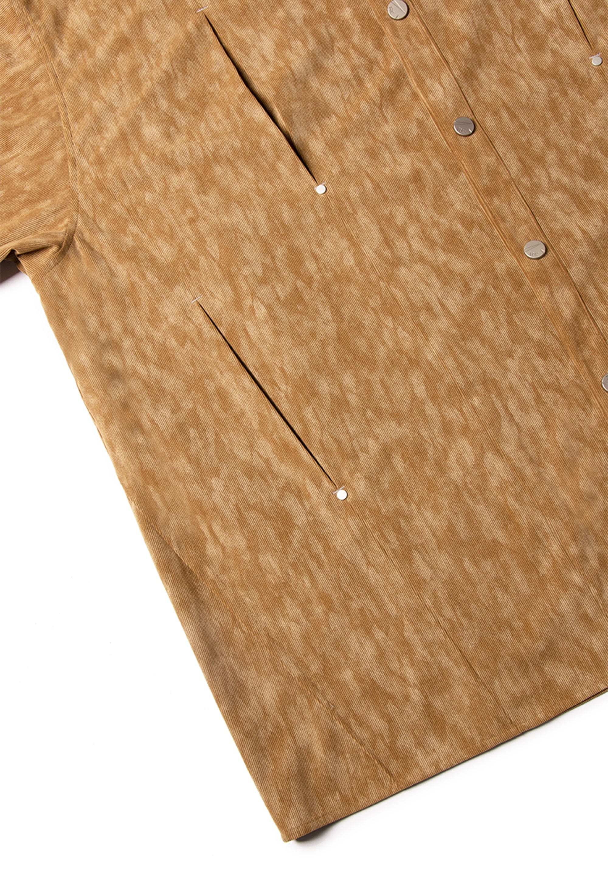 RELABEL The Pupa Deconstructed Pleated Rivet Shirt, premium urban and streetwear designers apparel on PROJECTISR.com, RELABEL