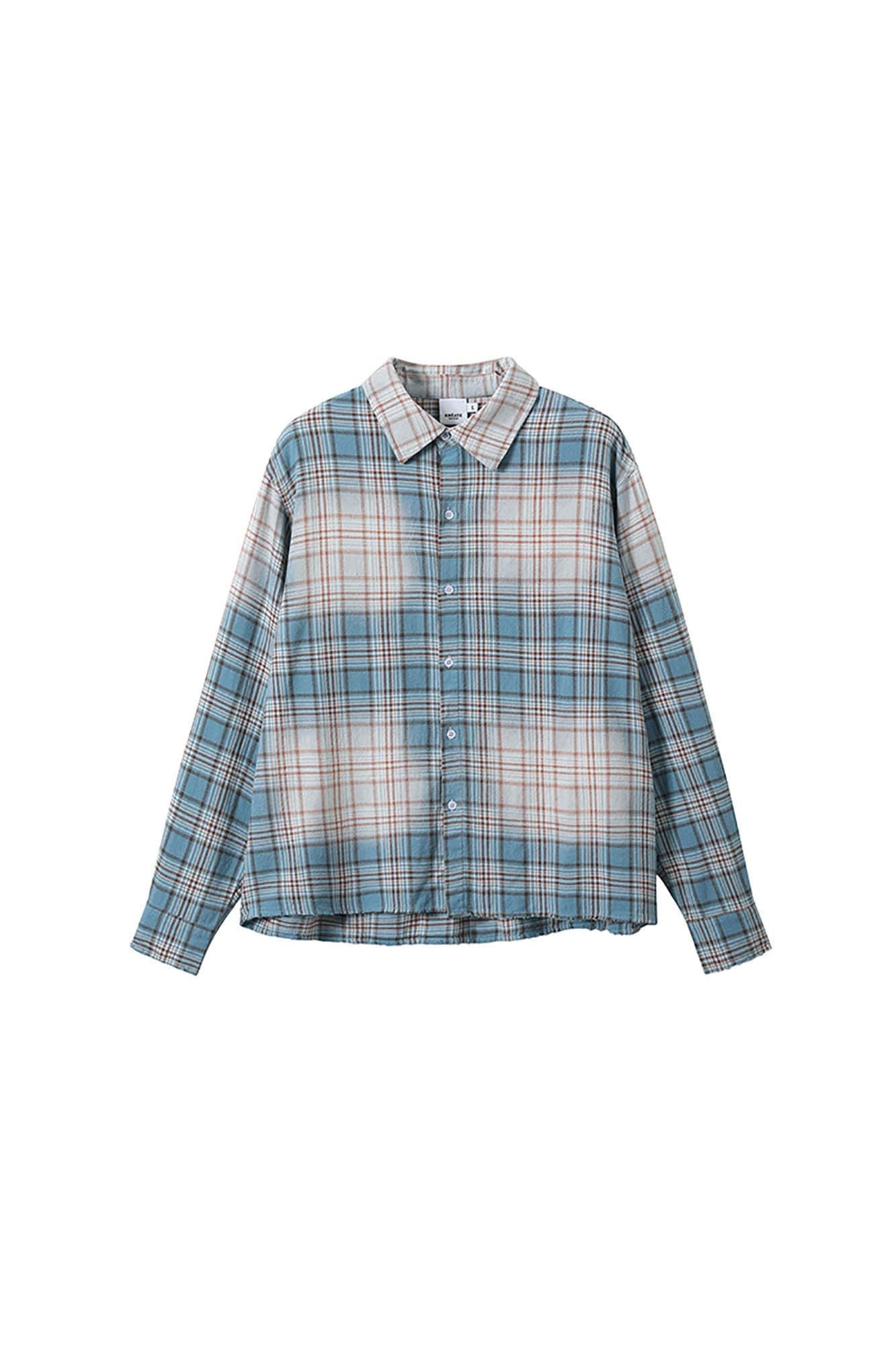 KREATE Faded Plaid Shirt, premium urban and streetwear designers apparel on PROJECTISR.com, KREATE