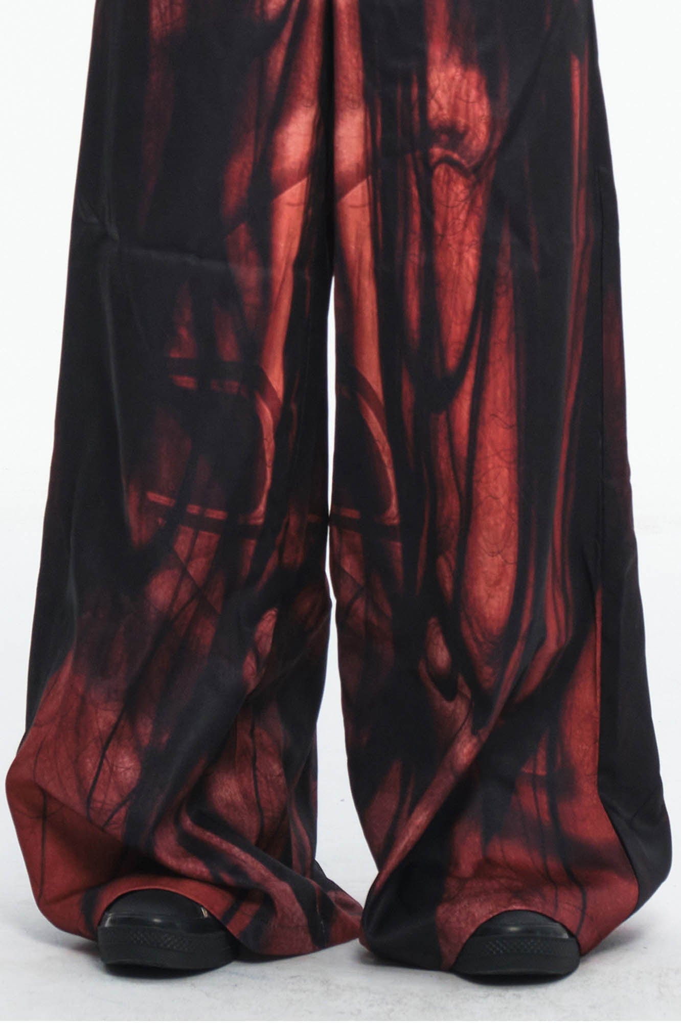 EMBRYO Hair Full-Print Wide-Leg Pants, premium urban and streetwear designers apparel on PROJECTISR.com, EMBRYO