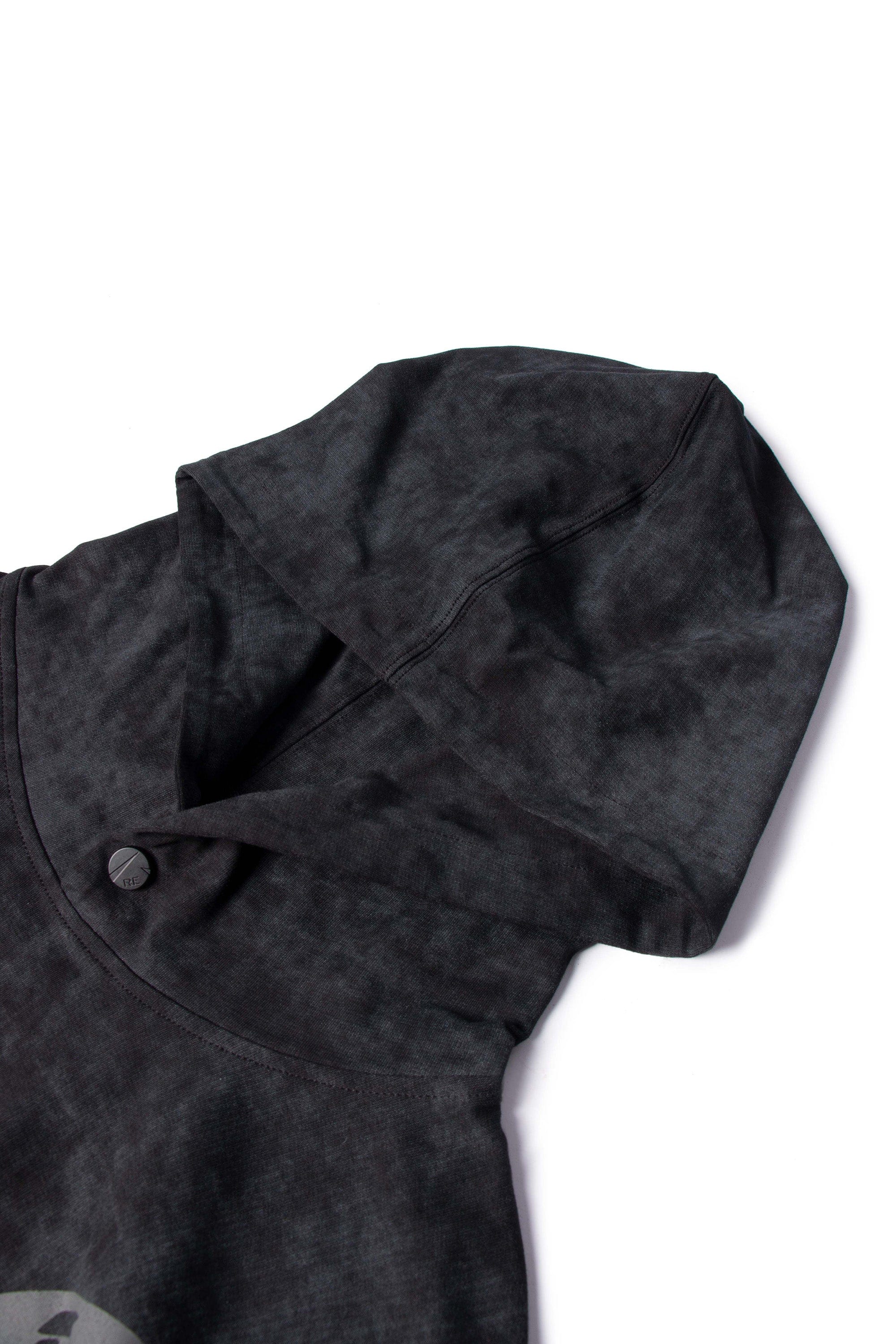 RELABEL Butterfly Buttoned Faded Hoodie, premium urban and streetwear designers apparel on PROJECTISR.com, RELABEL