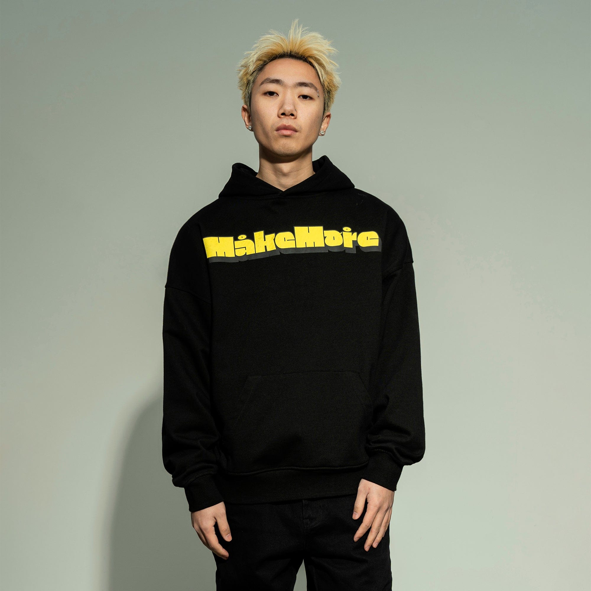 MAKEMORE Comic LOGO Hoodie, premium urban and streetwear designers apparel on PROJECTISR.com, MAKEMORE