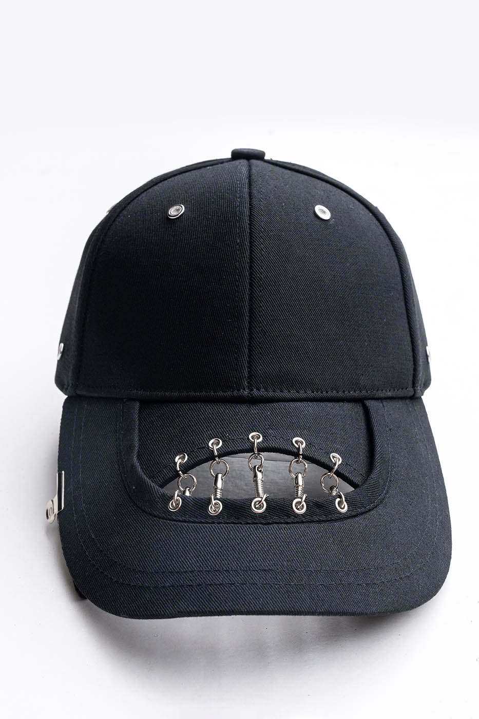 INSIDE OUT Chained Cut-Out Cap, premium urban and streetwear designers apparel on PROJECTISR.com, INSIDE OUT