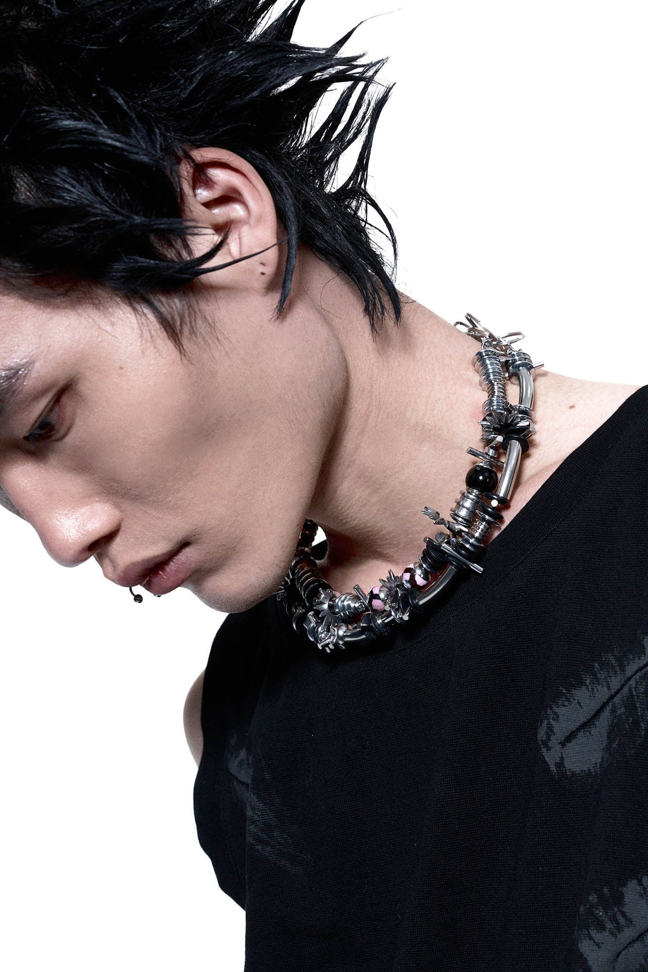 ILLUSORY Annihilation Coil Necklace, premium urban and streetwear designers apparel on PROJECTISR.com, ILLUSORY